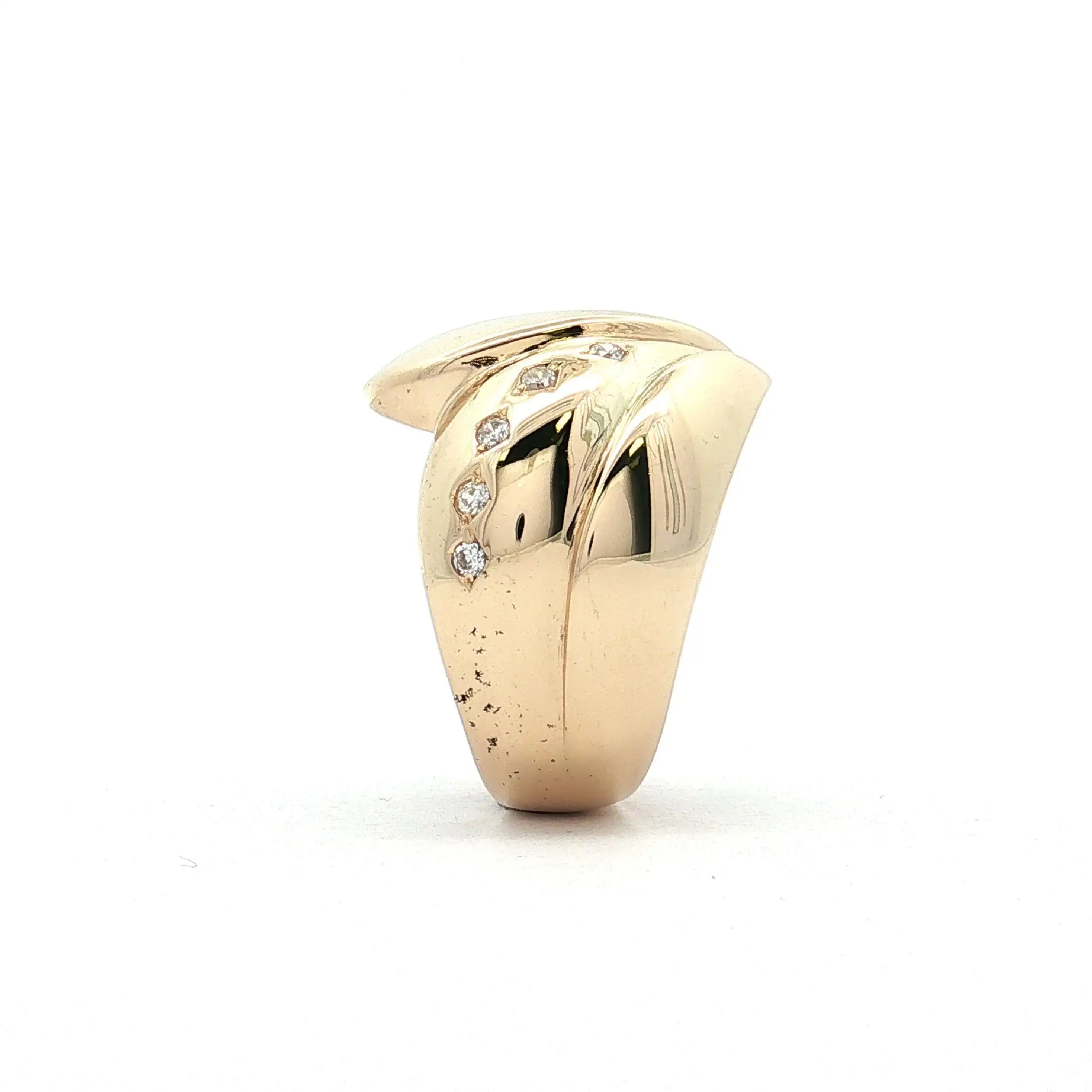 Ring Gelbgold mit Zirkonia