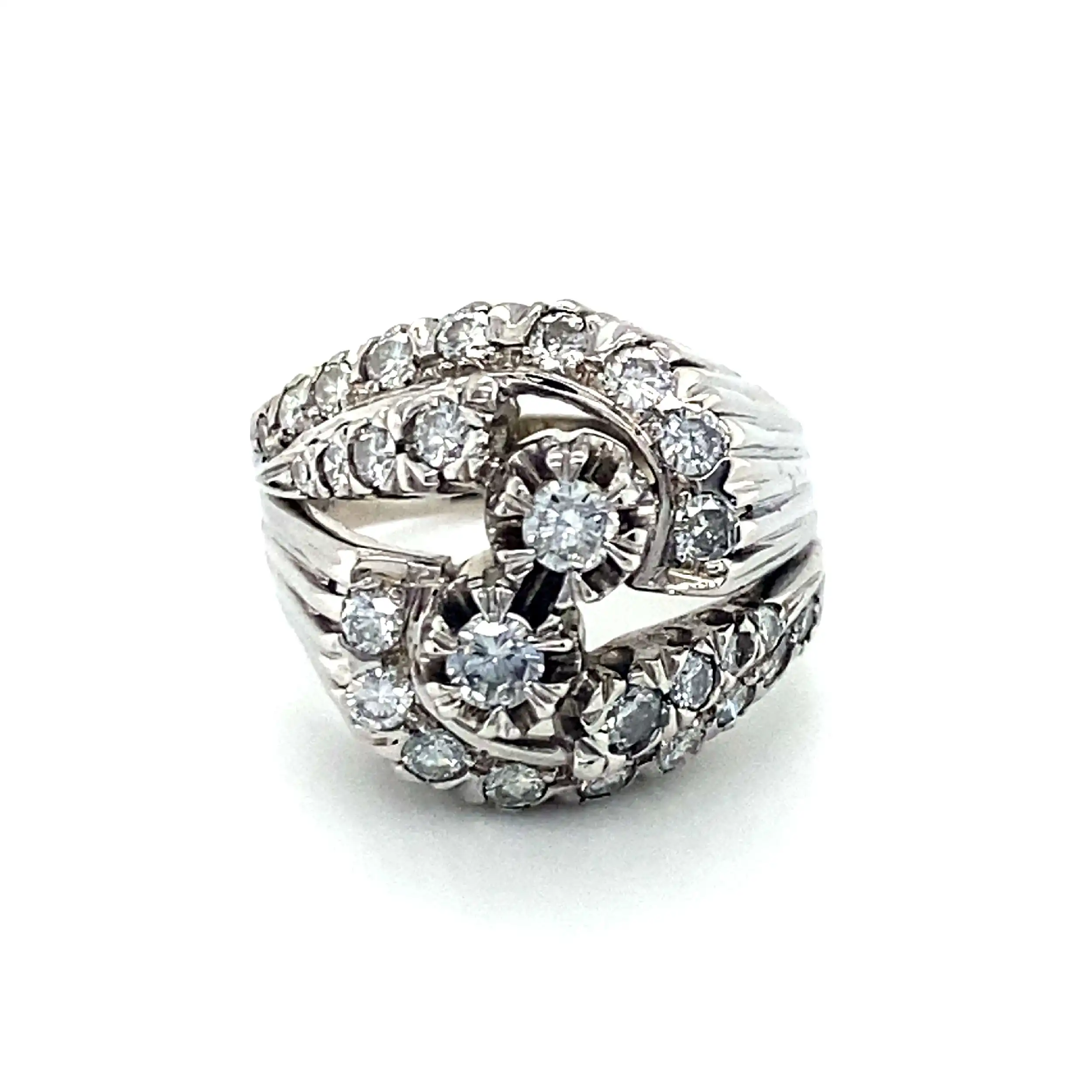 Ring Weißgold mit Brillanten Ring Weißgold mit Brillanten