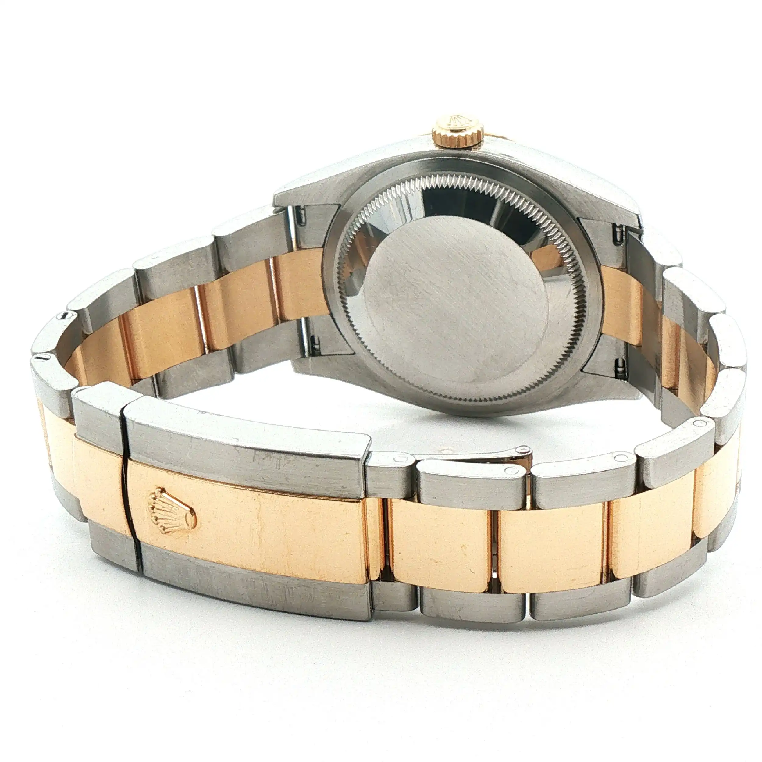 Damenuhr Rolex Datejust Bicolor mit Diamant Ziffernblatt