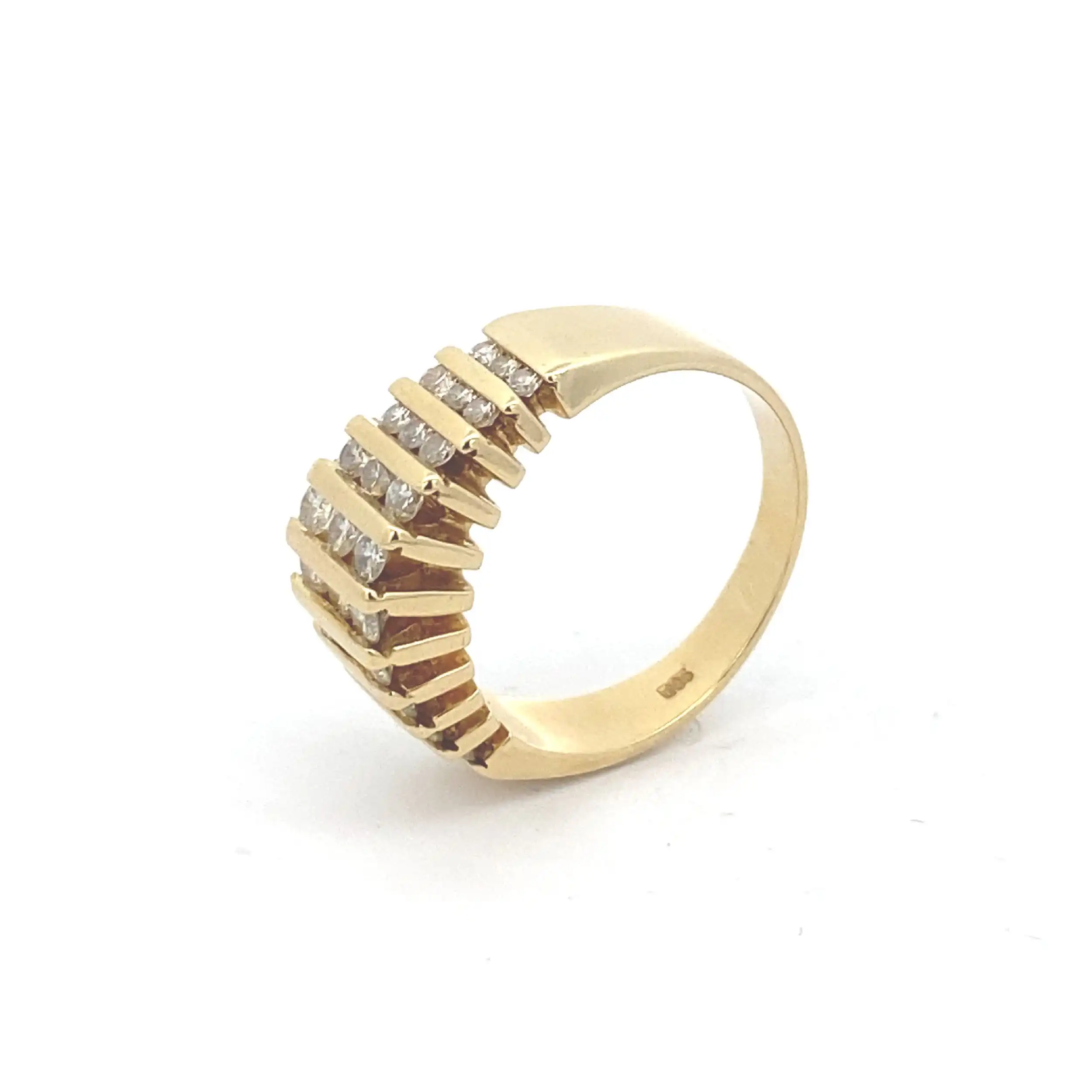 Ring Gelbgold mit Brillanten
