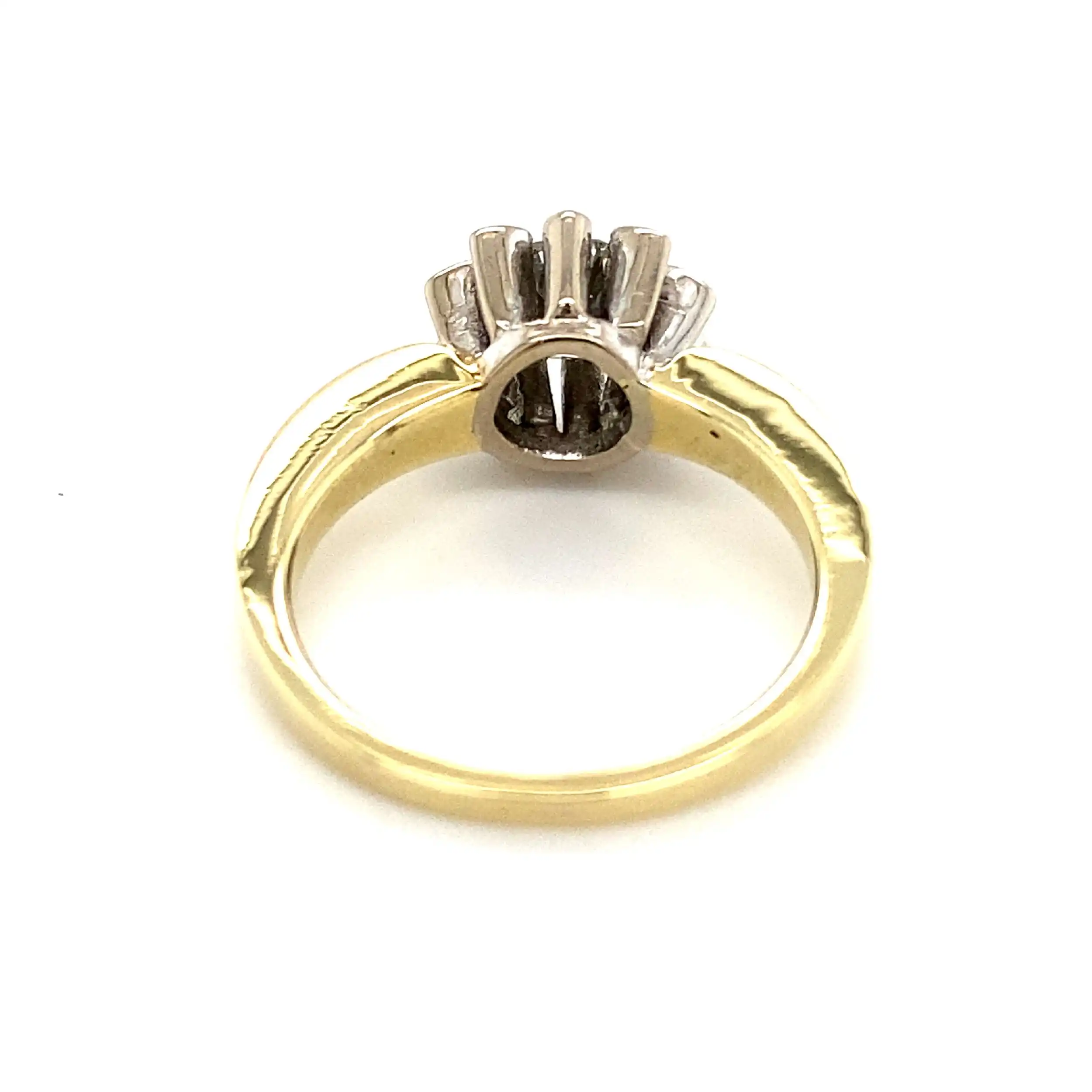 Ring Bicolor mit Brillant