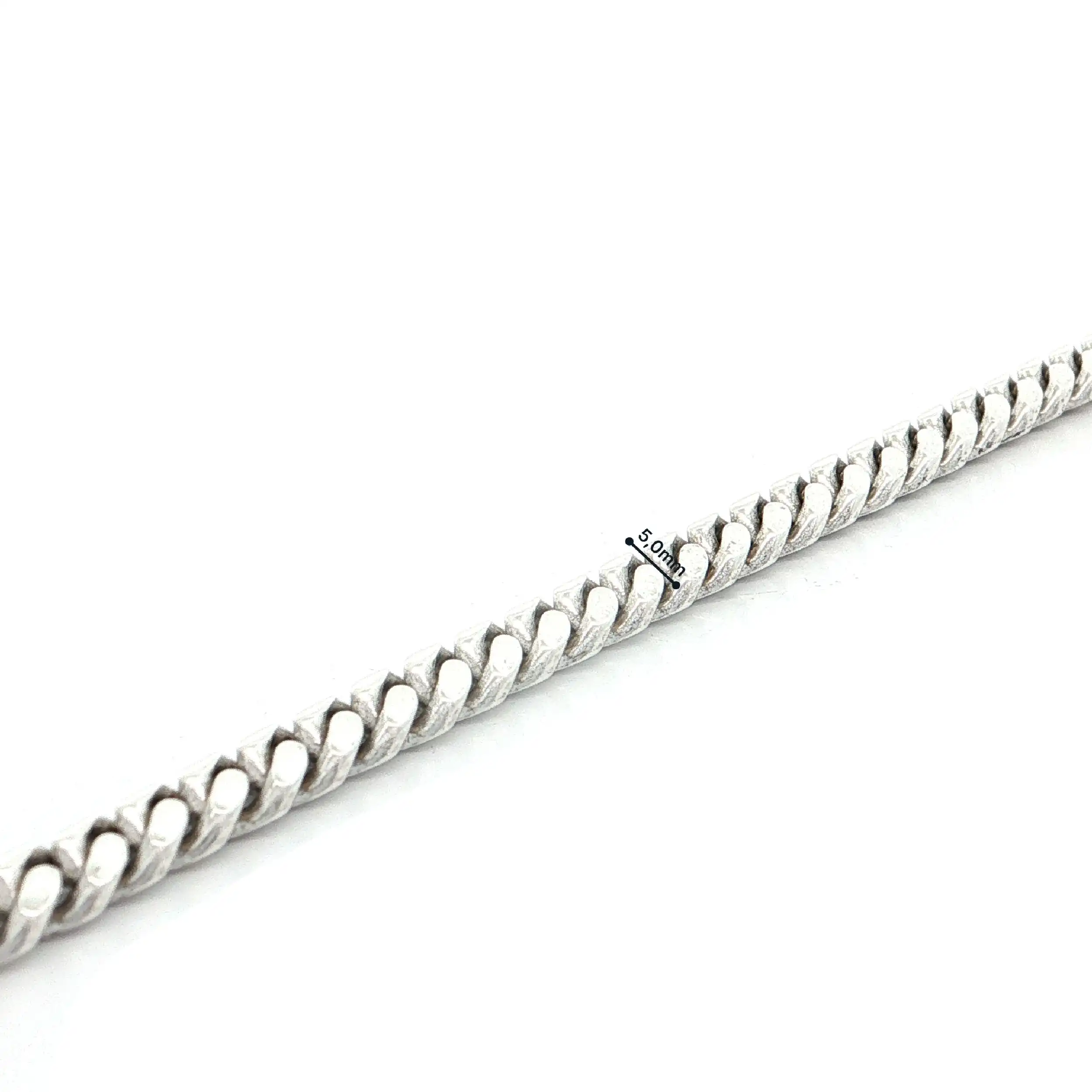 Panzerarmband Silber