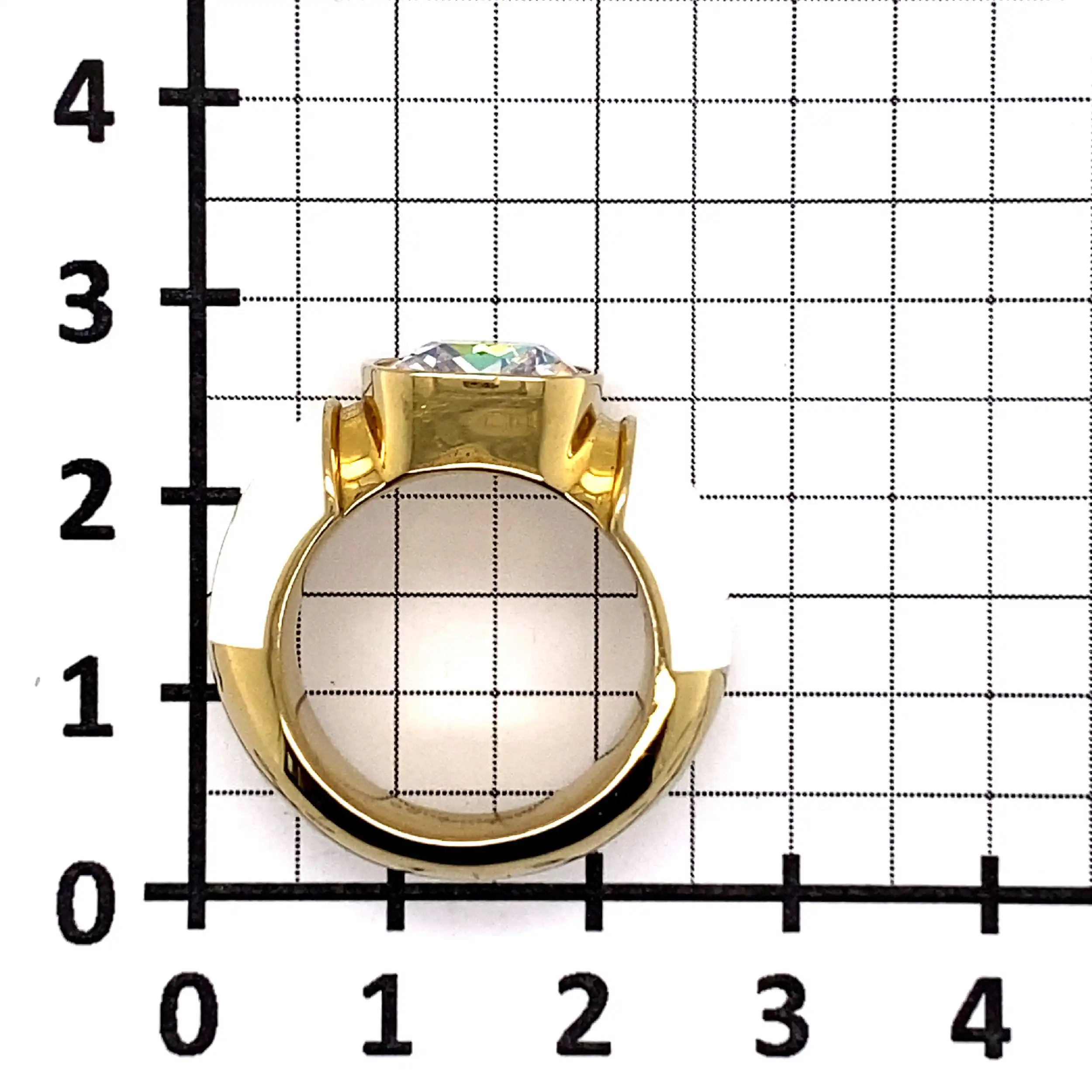 Silberring Joop mit Emaille & Zirkonia