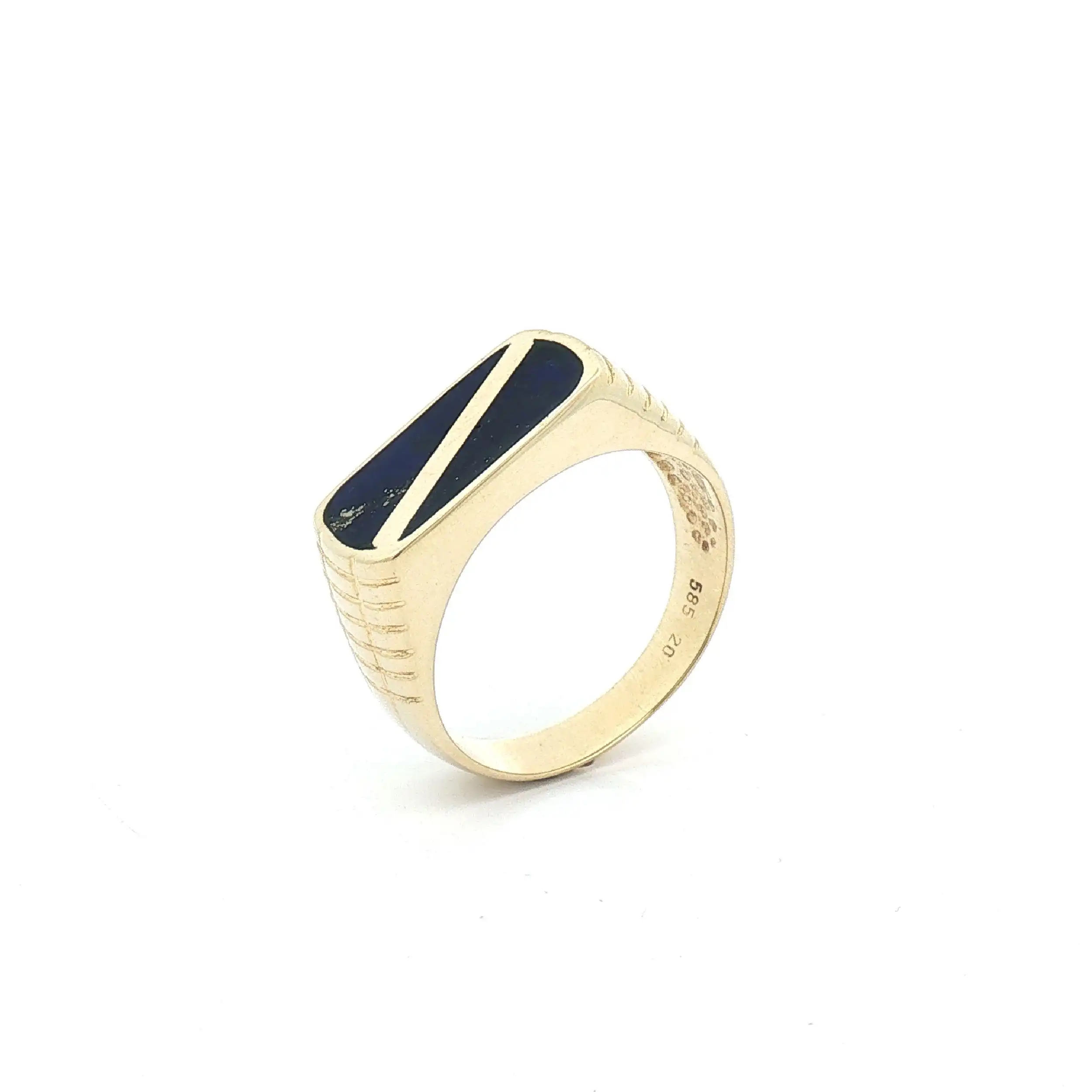 Ring Gelbgold mit Lapislazuli Ring Gelbgold mit Lapislazuli