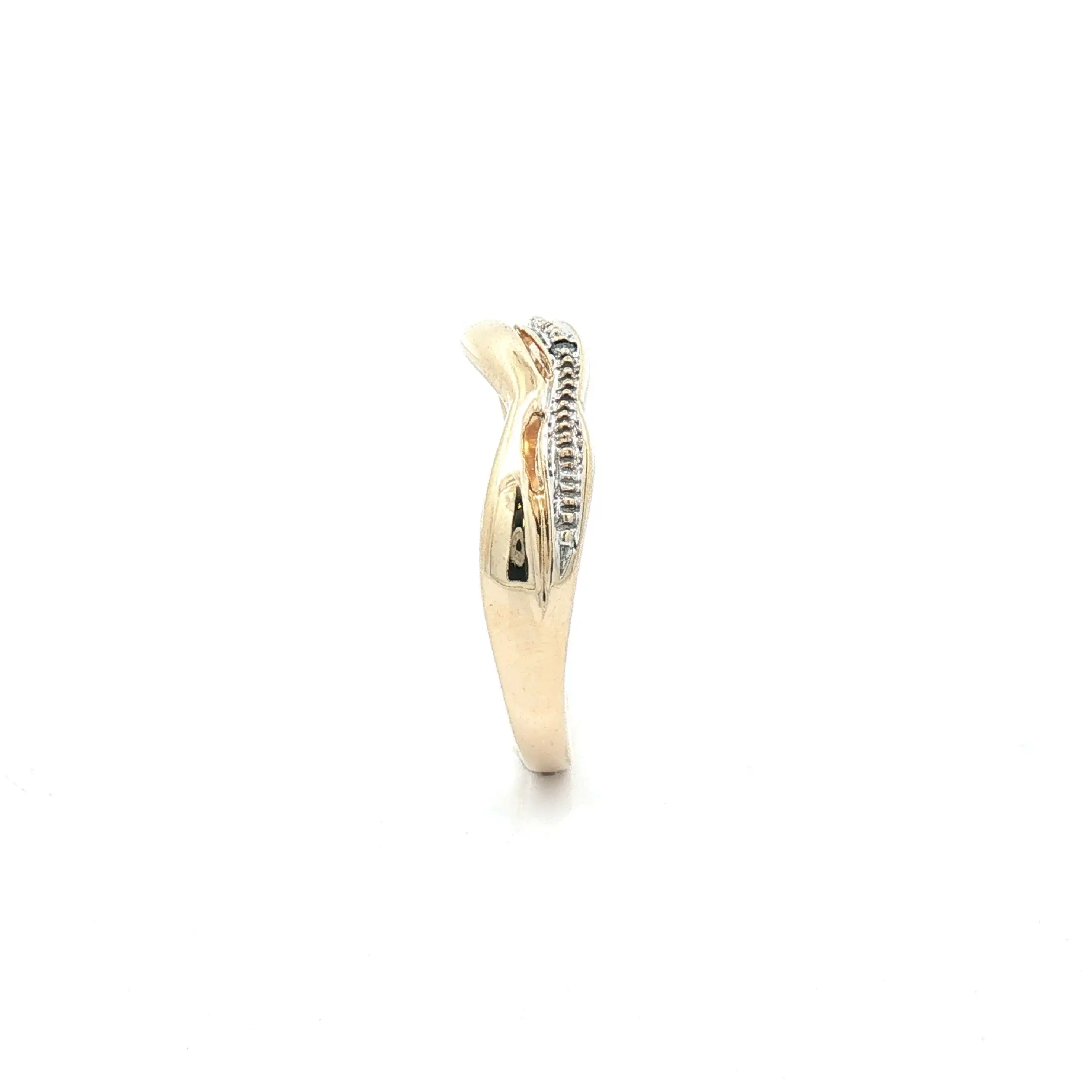 Ring Bicolor mit Diamant