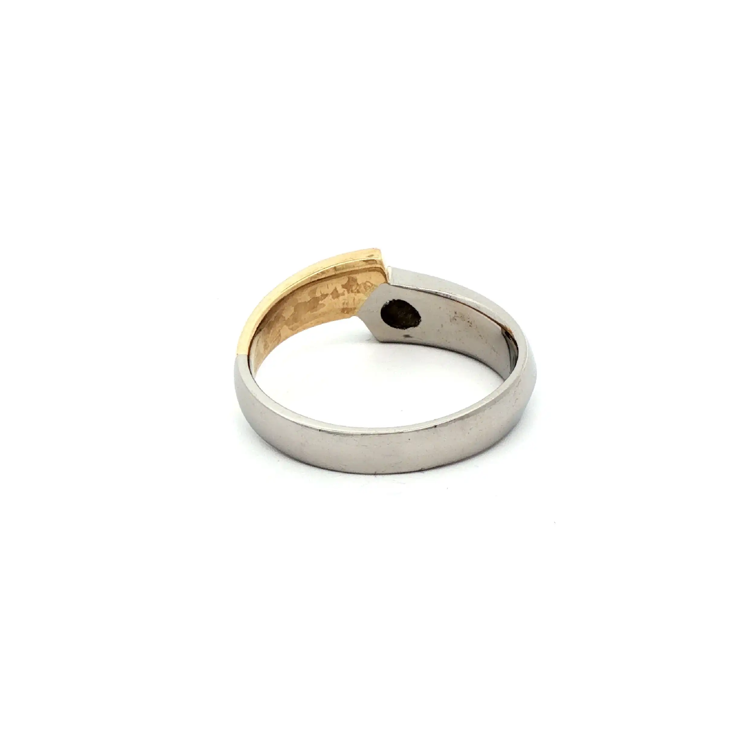 Ring Palladium 950 und 750 Gelbgold