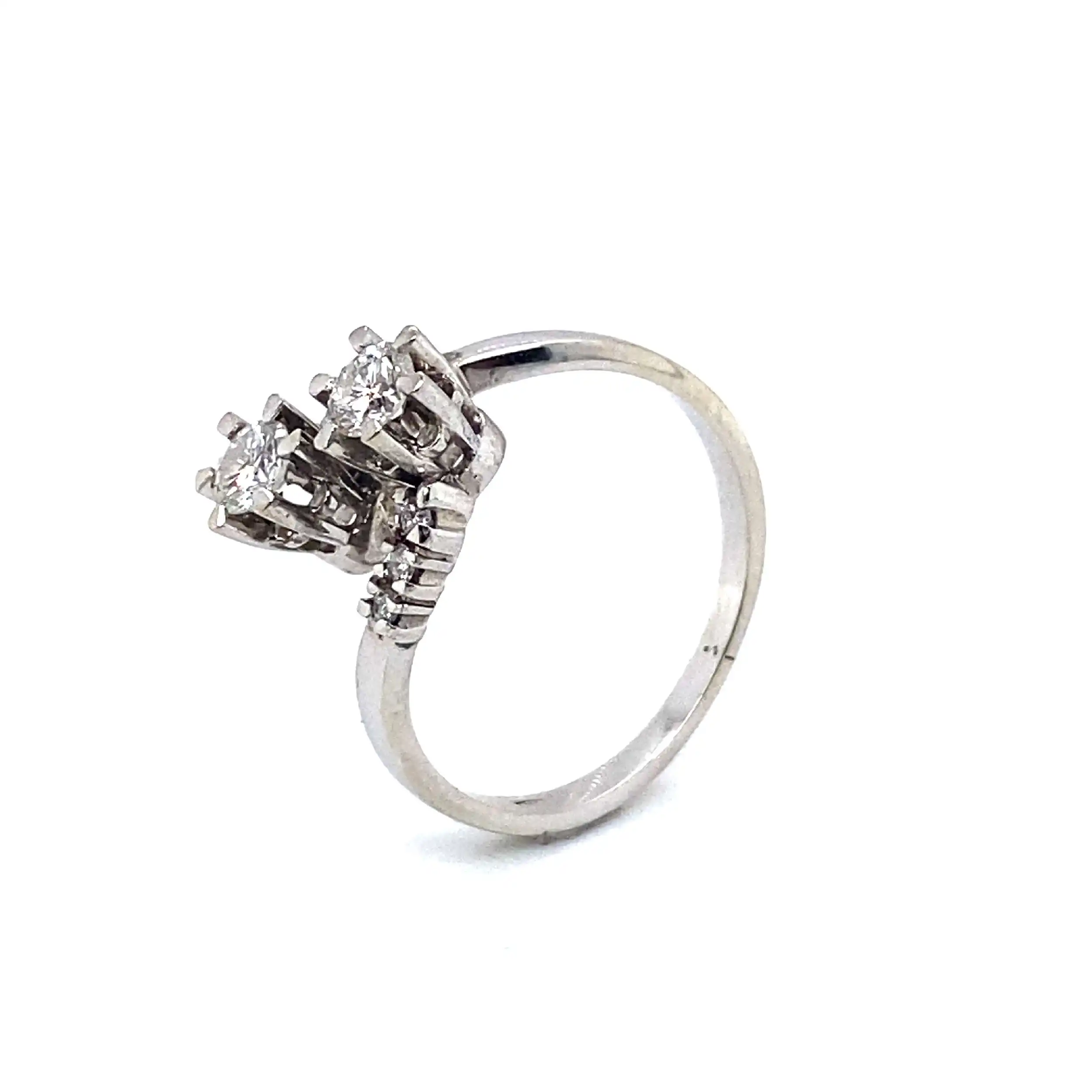 Ring Weißgold mit Brillanten Ring Weißgold mit Brillanten