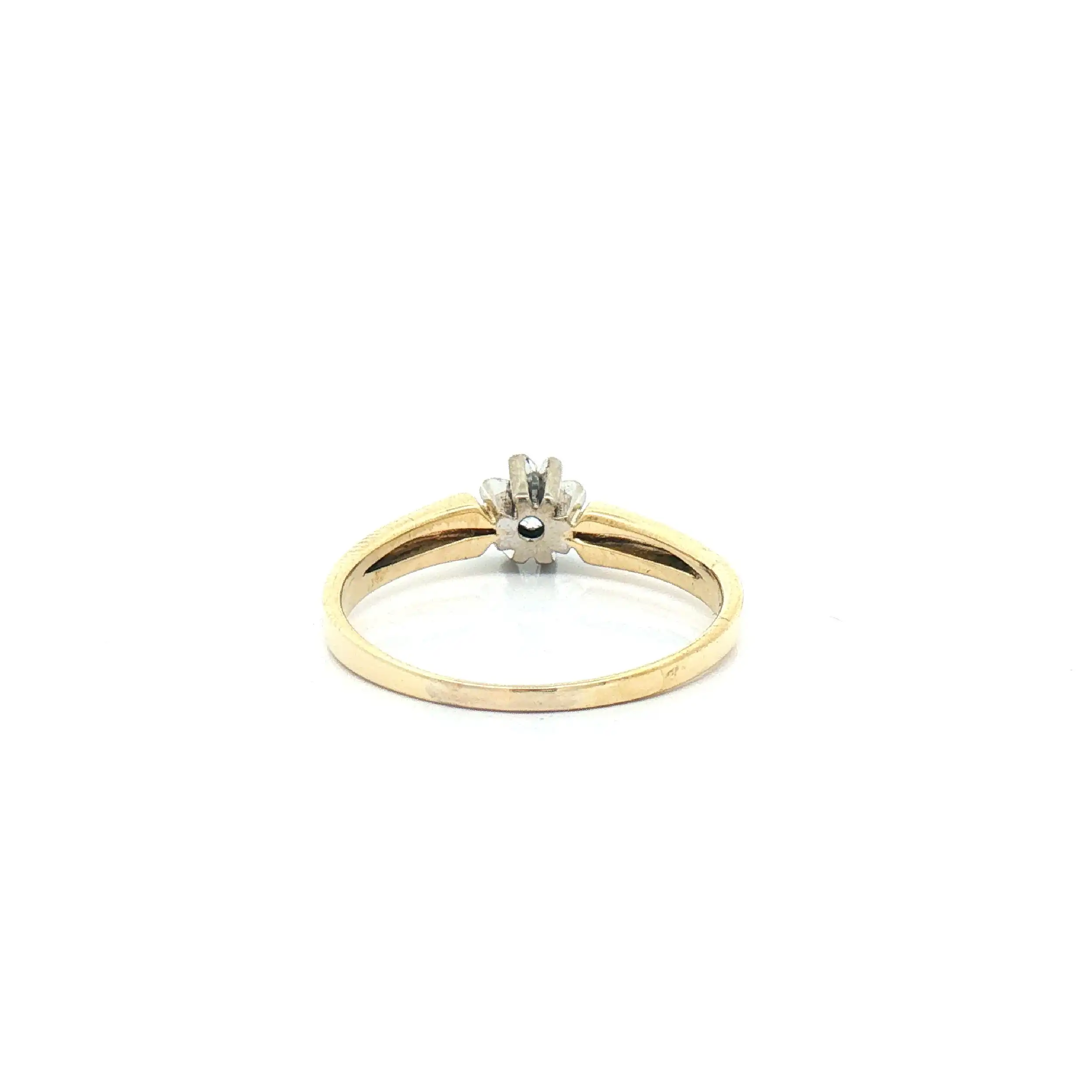 Ring Bicolor mit Brillant Ring Bicolor mit Brillant