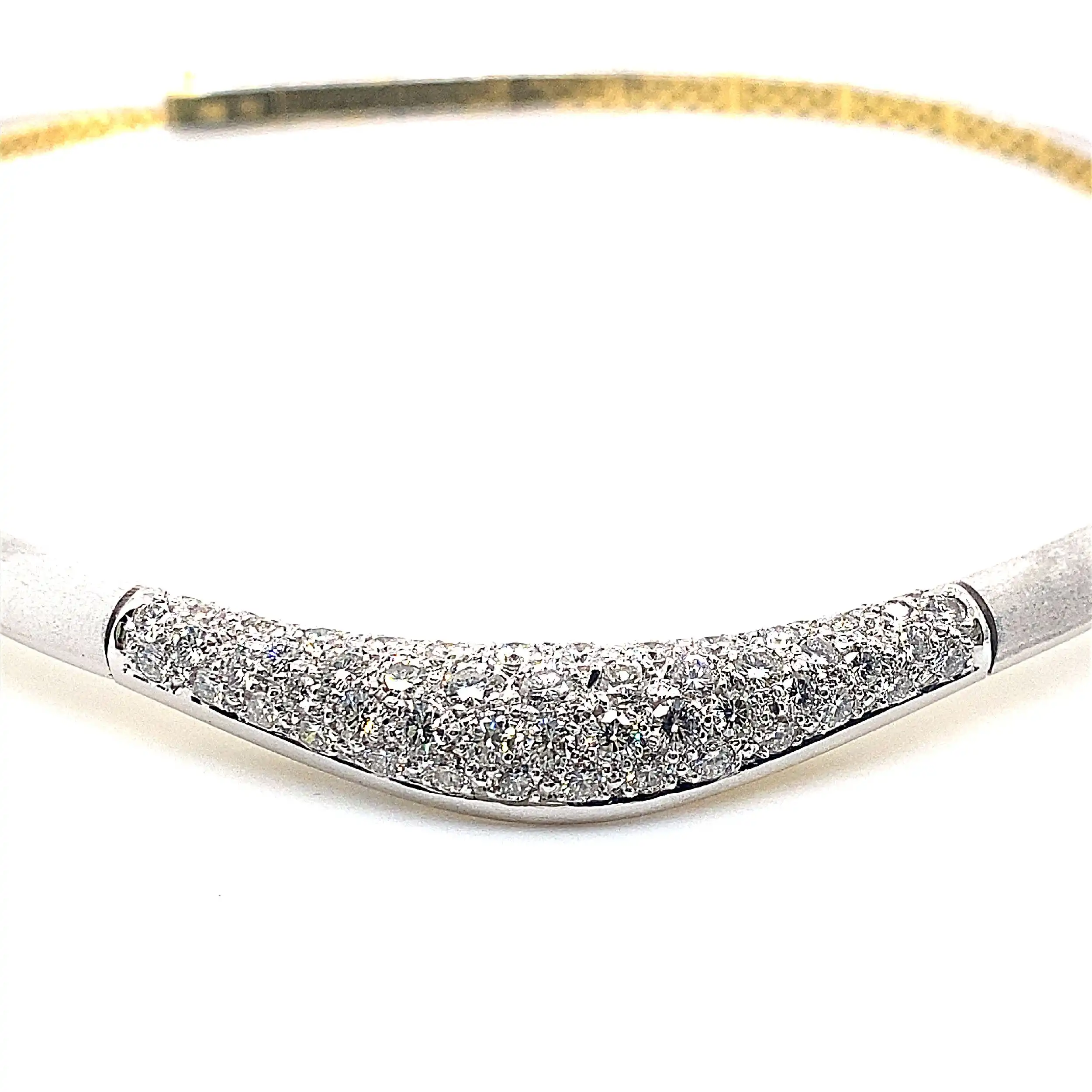 Collier Bicolor mit Brillanten Collier Bicolor mit Brillanten