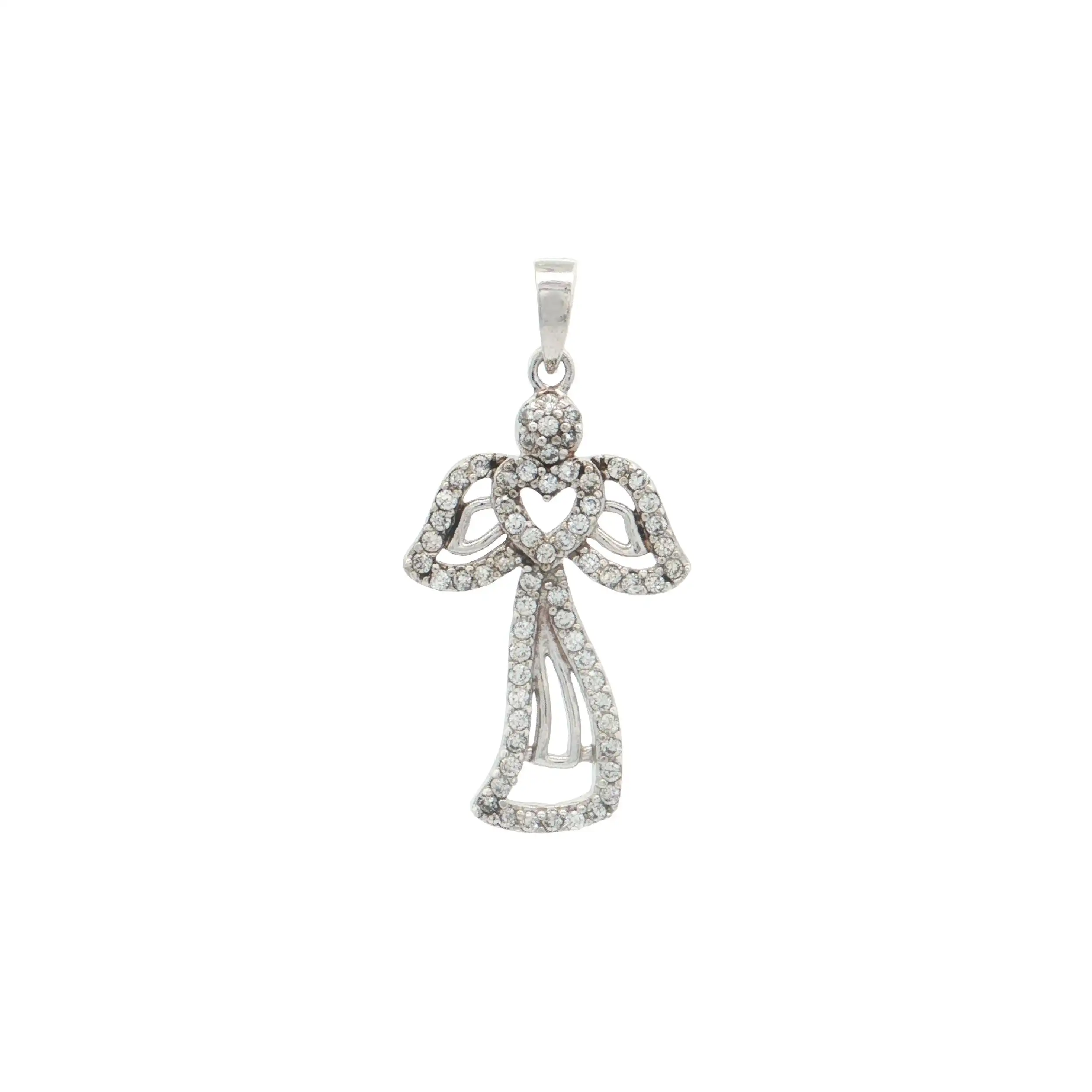Anhänger Silber mit Zirkonia "Engelchen"