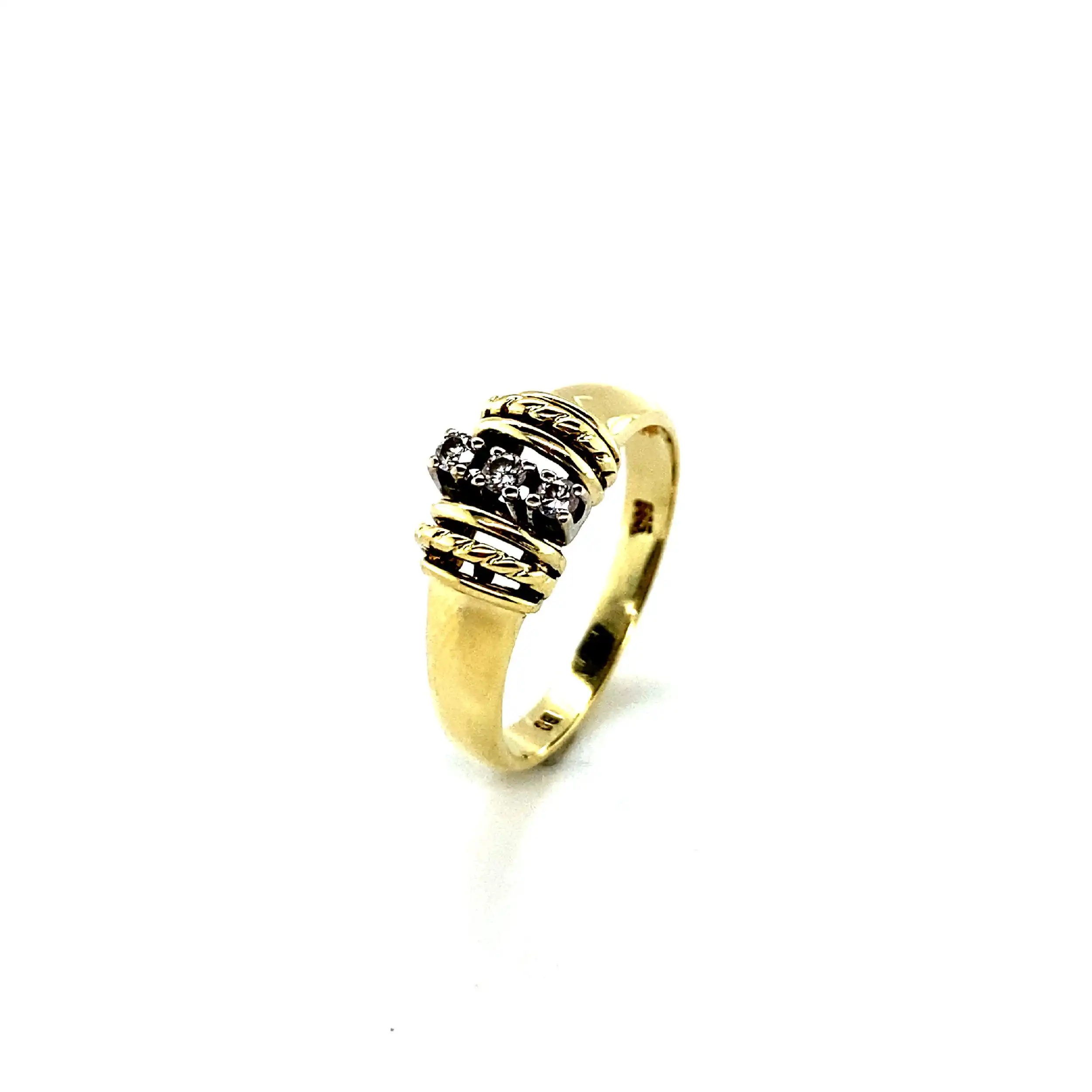 Ring Gelbgold mit Brillanten Ring Gelbgold mit Brillanten