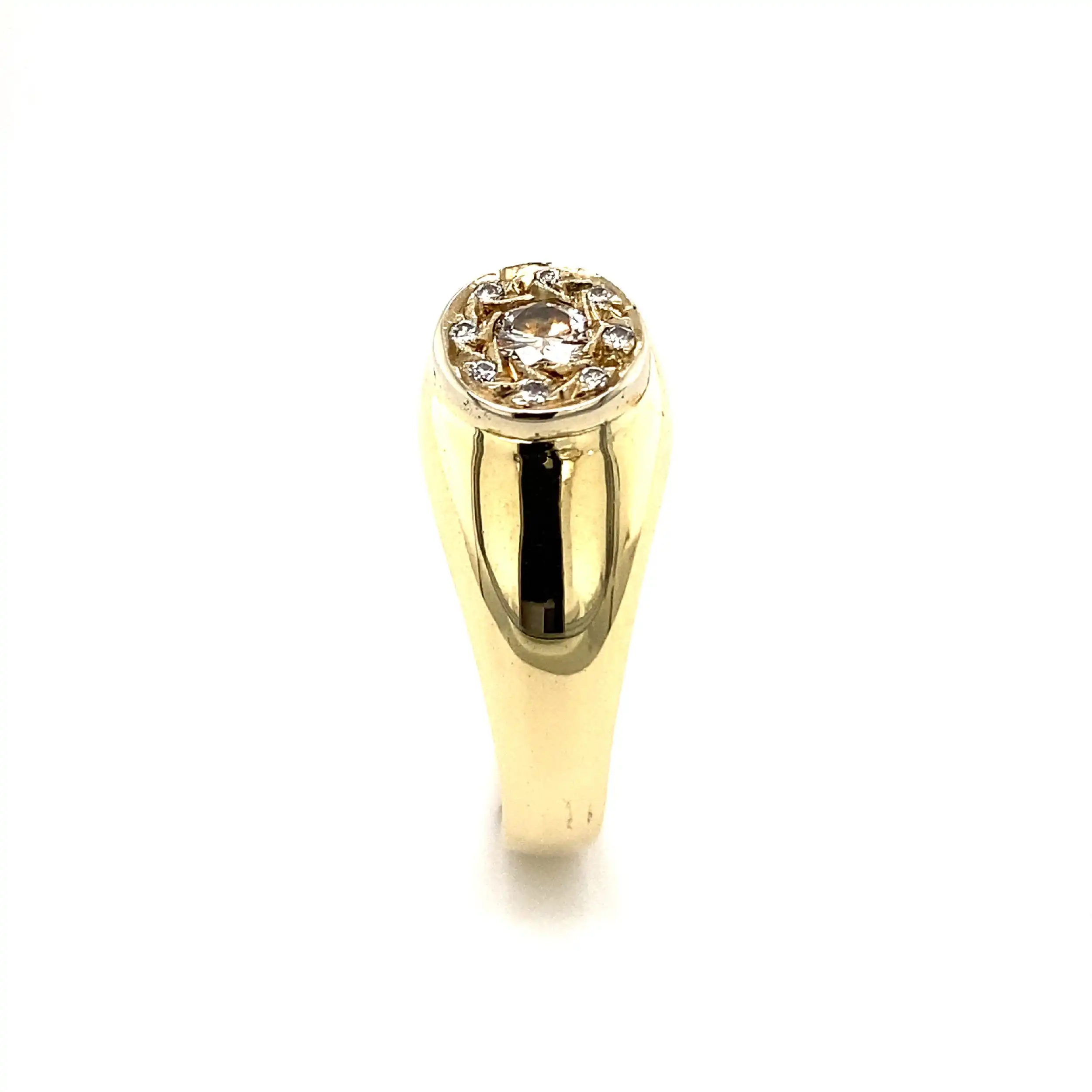 Ring Gelbgold mit Brillanten Ring Gelbgold mit Brillanten