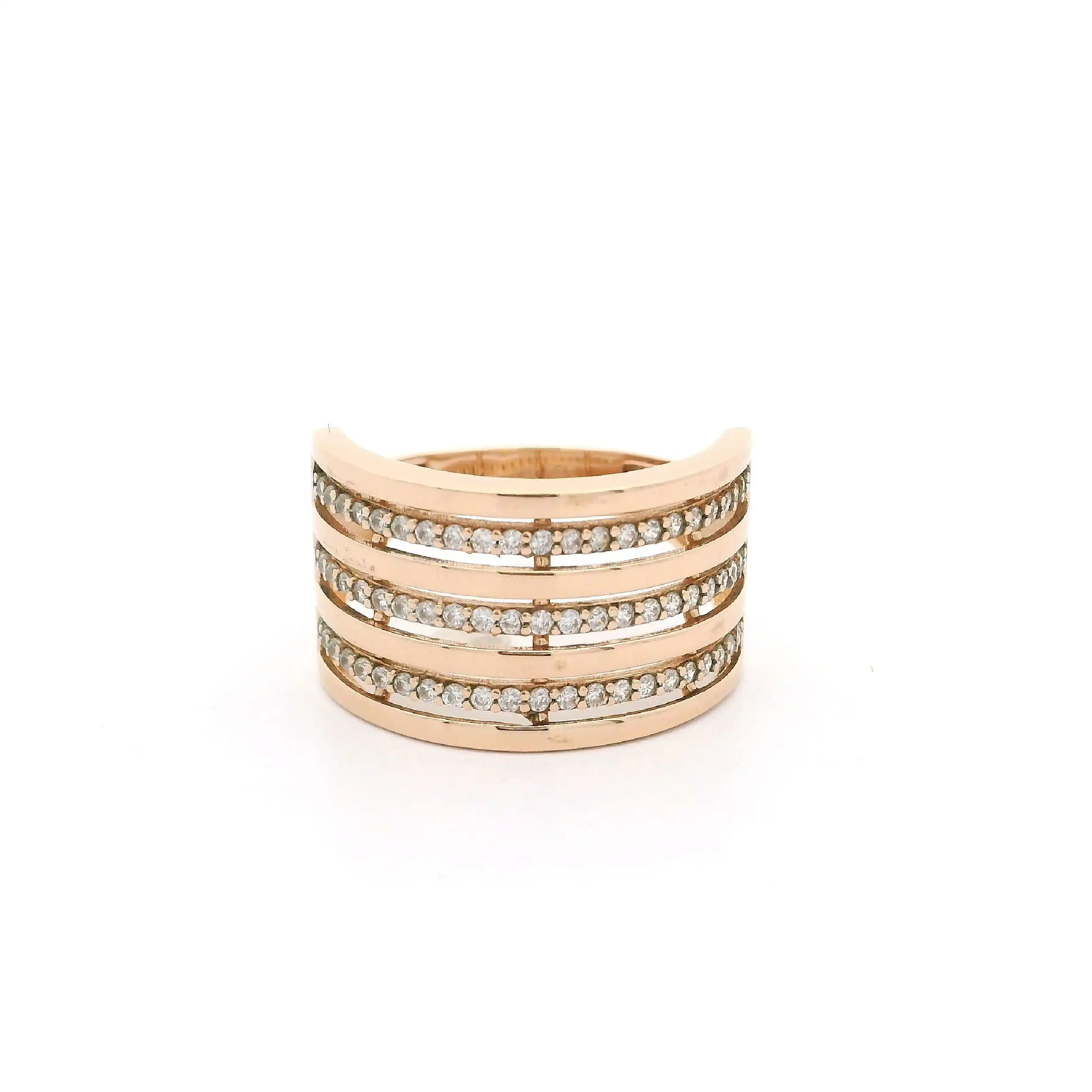 Ring Roségold mit Zirkonia