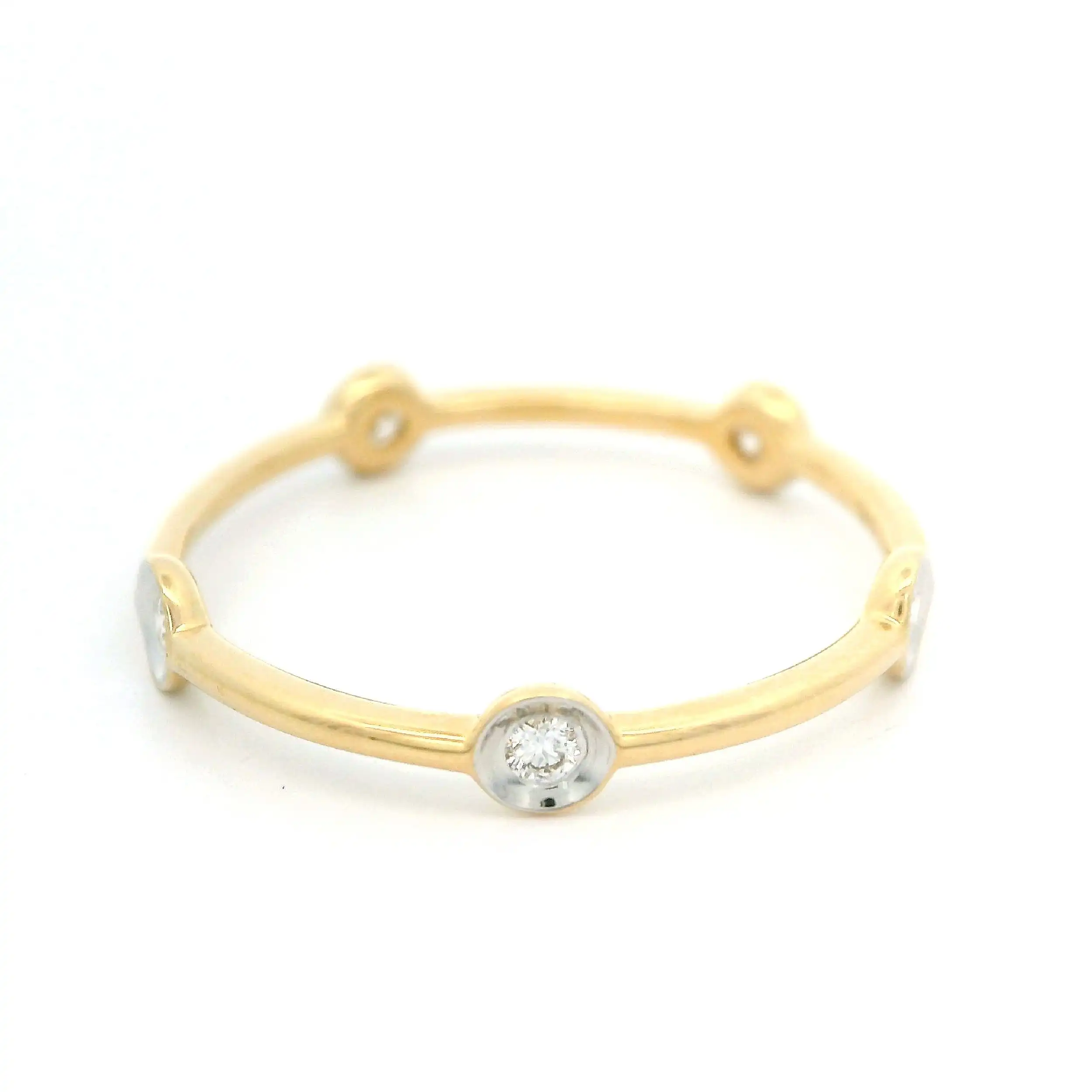 Ring Bicolor mit Brillanten