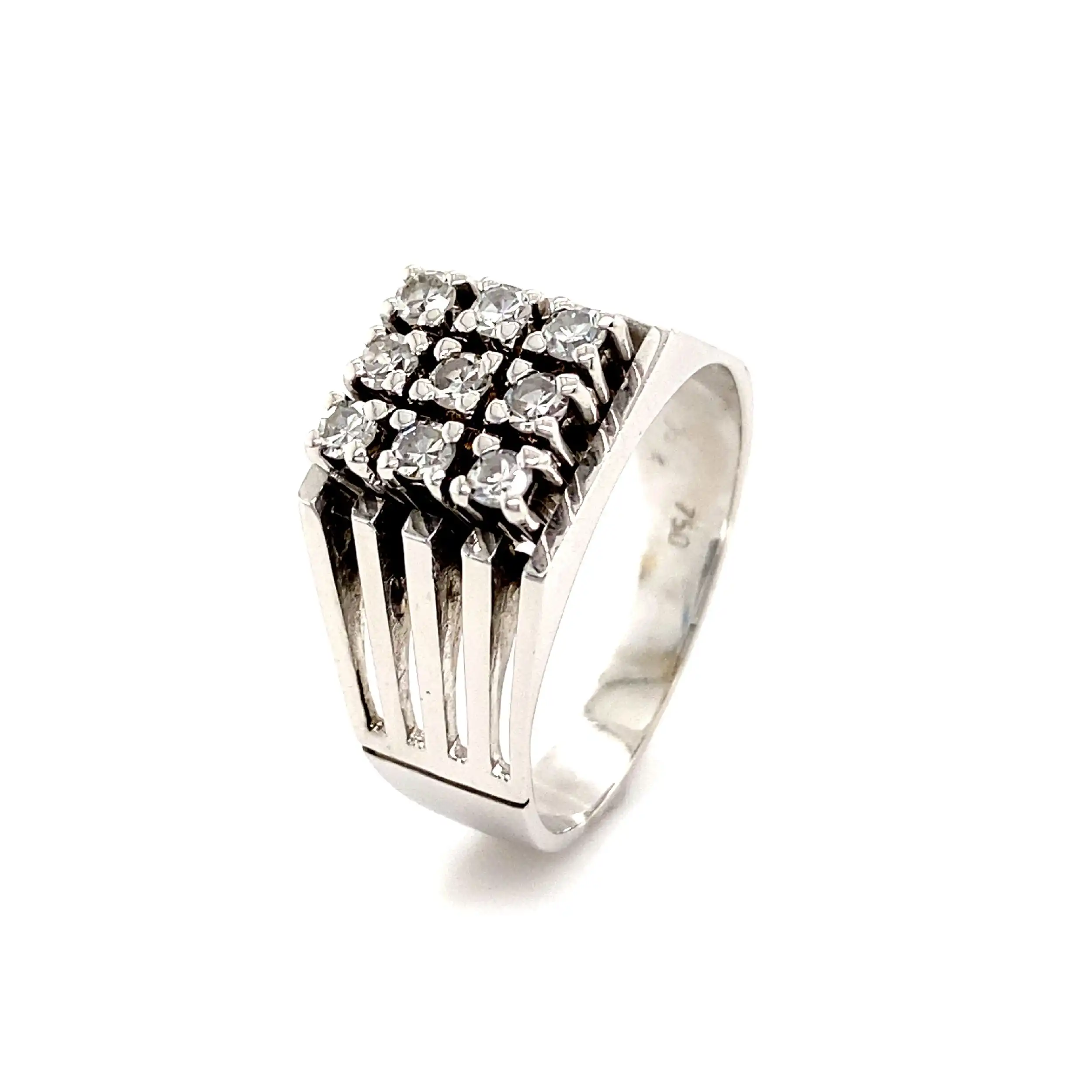 Ring Weißgold mit Diamanten Ring Weißgold mit Diamanten