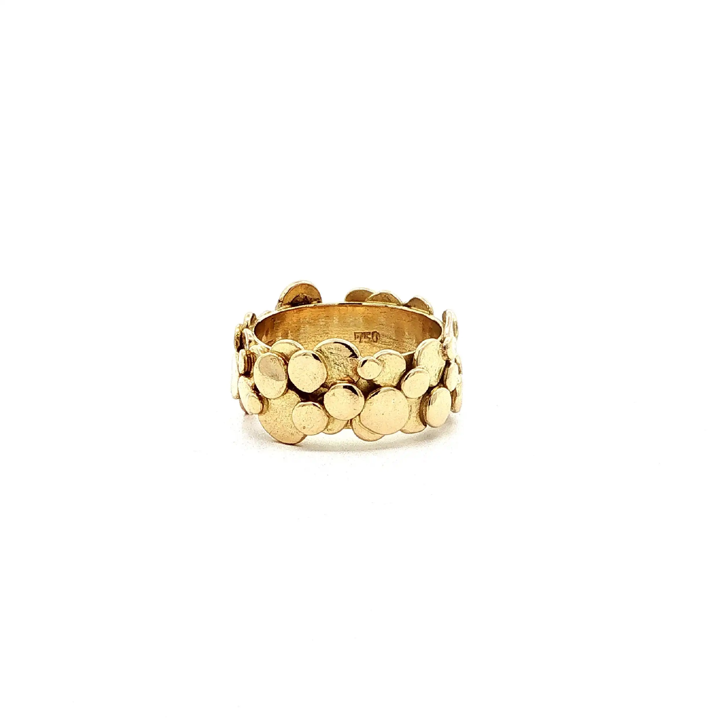 Ring Gelbgold mit Muster