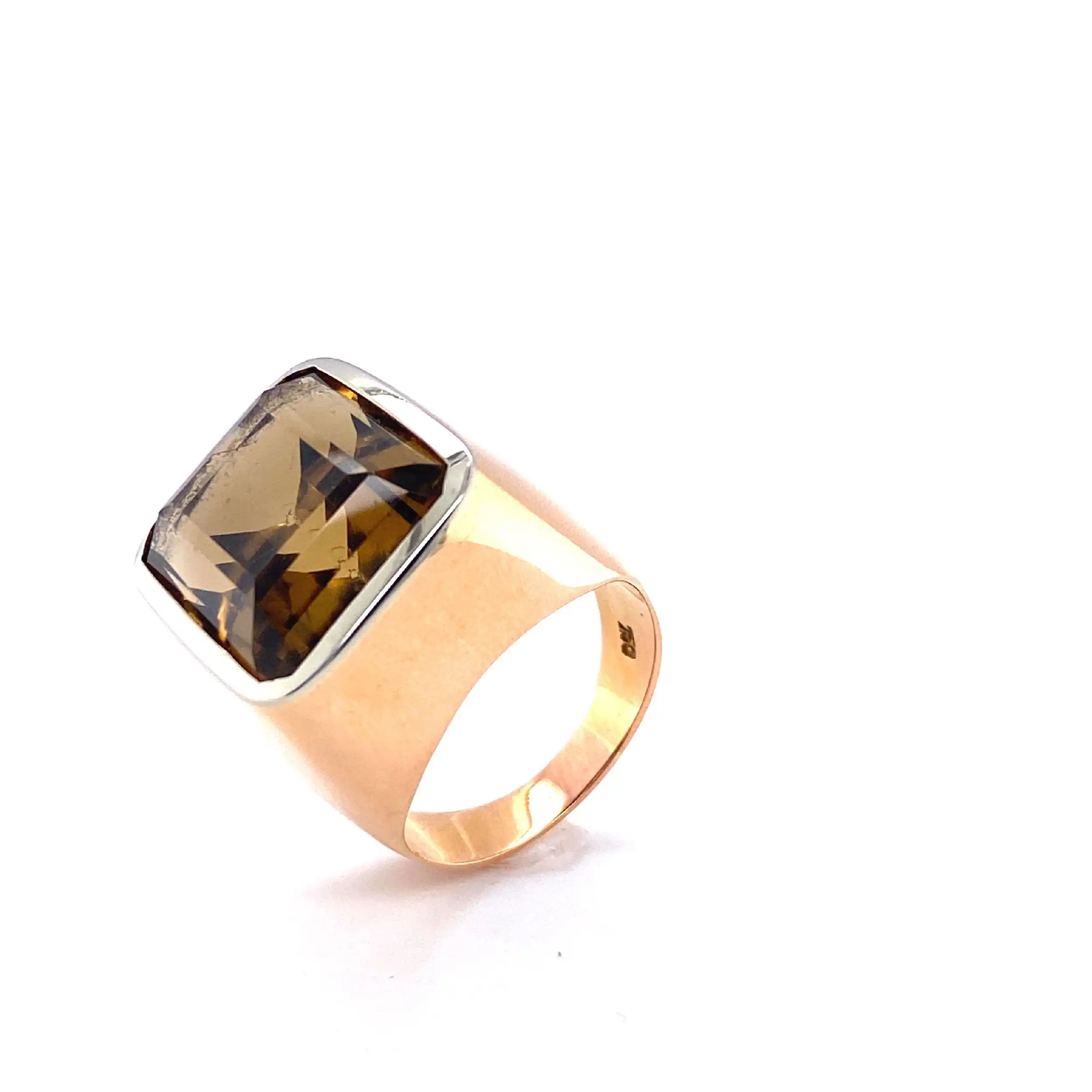 Ring Rosegold mit Citrin Ring Rosegold mit Citrin