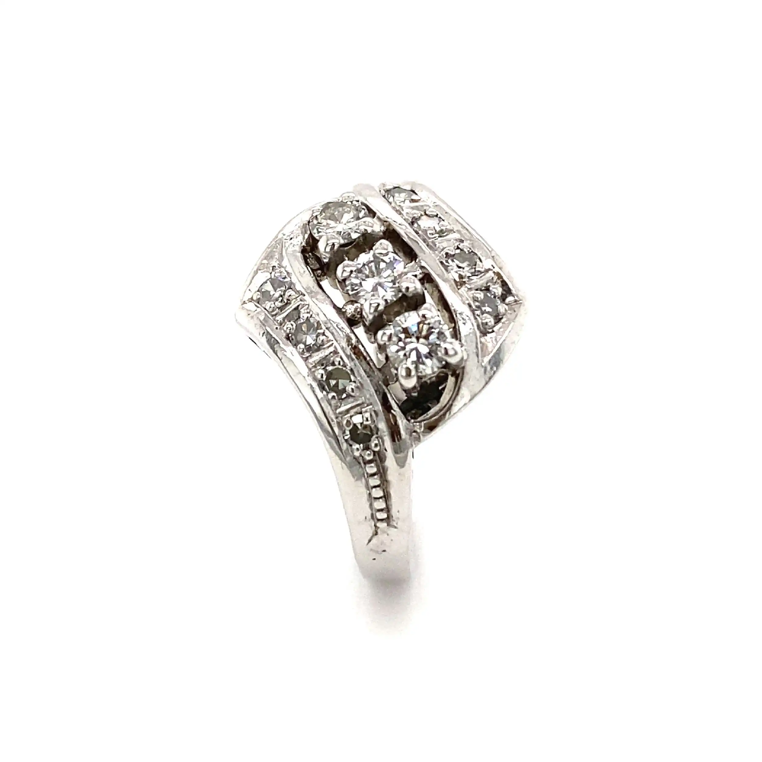 Ring Weißgold mit Brillanten & Diamanten Ring Weißgold mit Brillanten & Diamanten