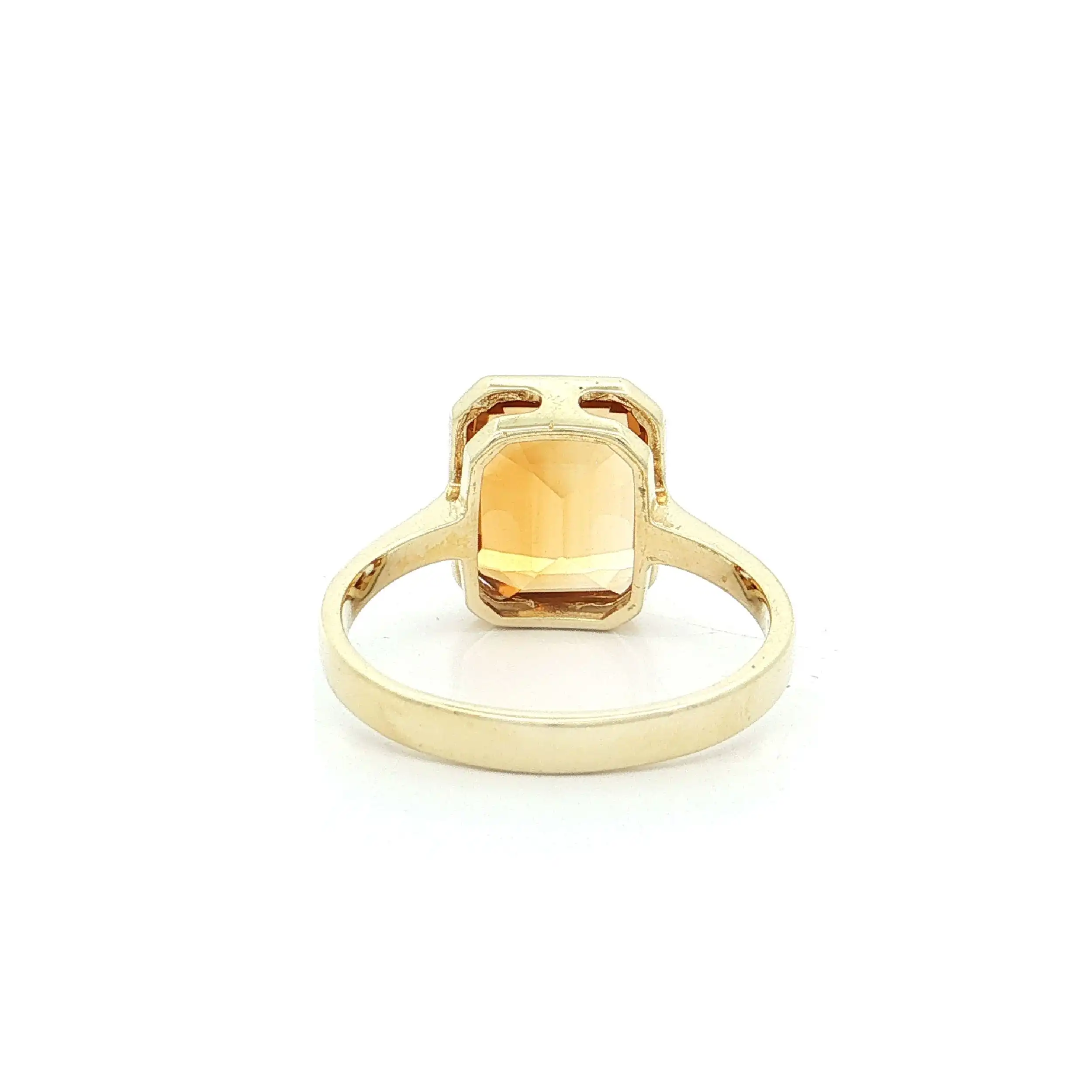 Ring Gelbgold mit Citrin