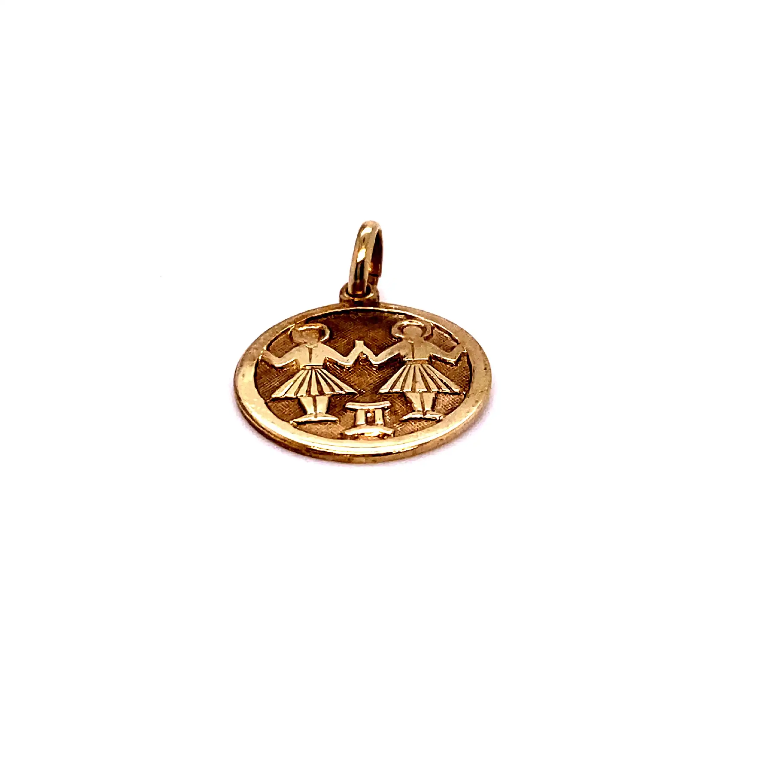Anhänger Gelbgold Zwilling Anhänger Gelbgold Zwilling