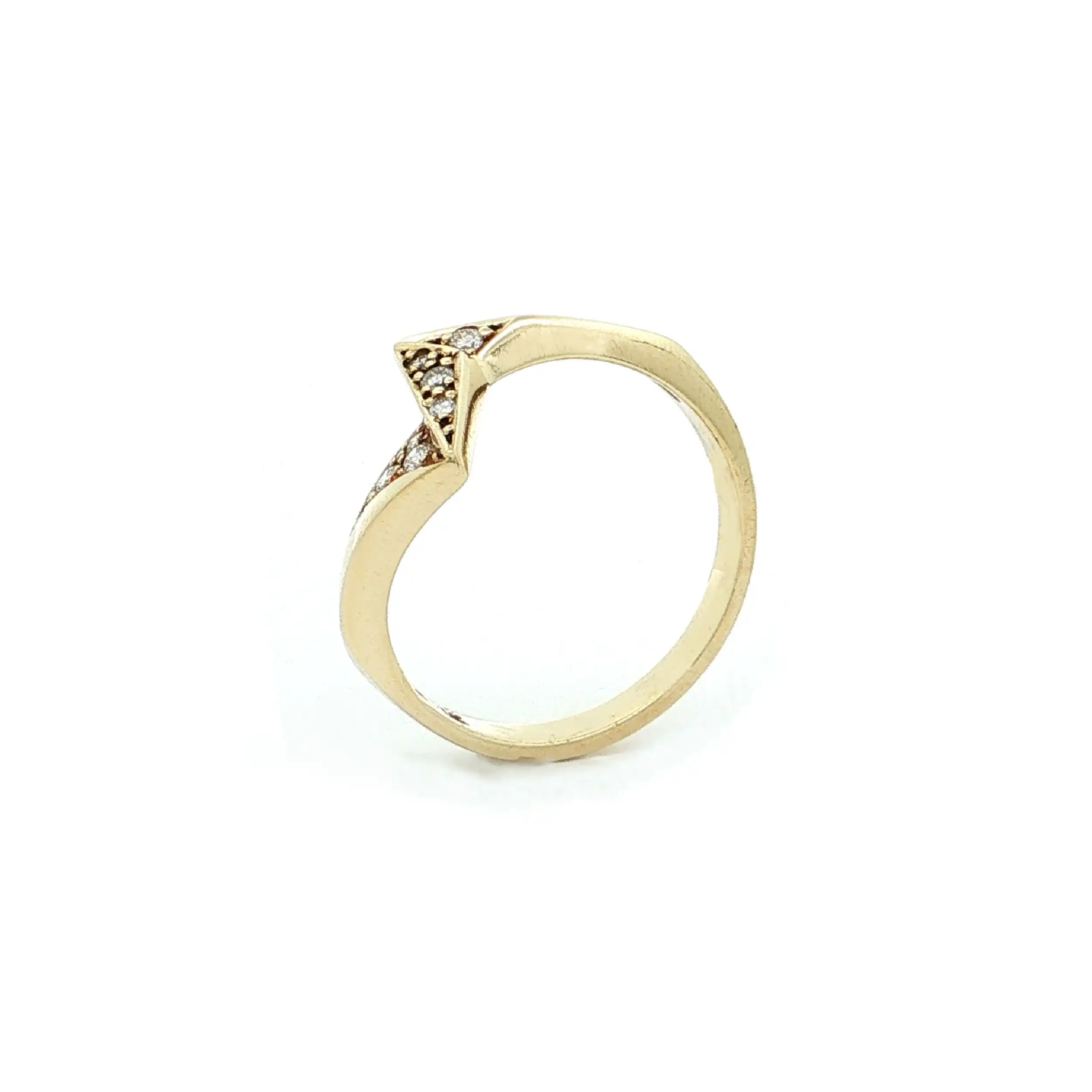 Ring Gelbgold mit Brillanten