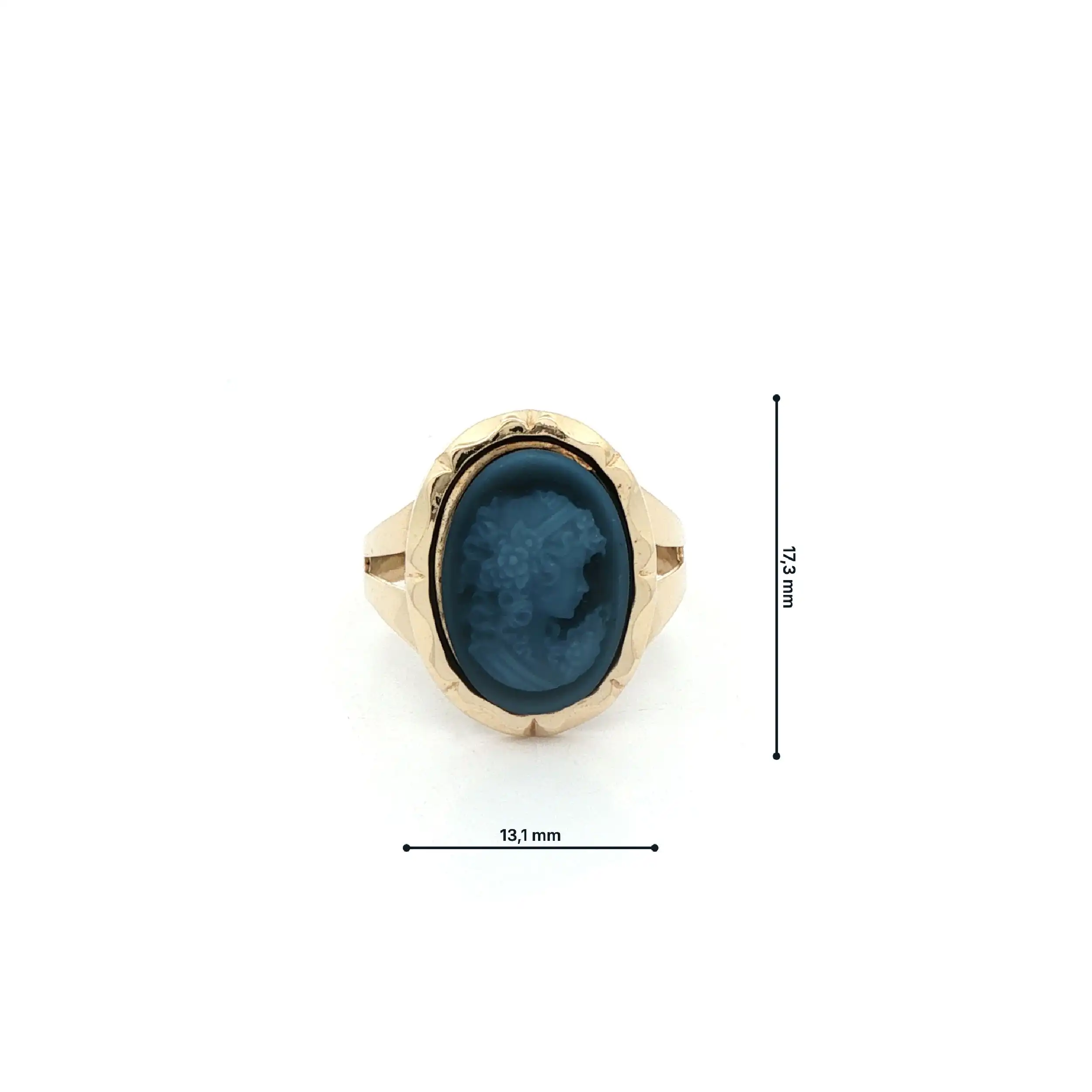 Ring Gelbgold mit Gemme Ring Gelbgold mit Gemme