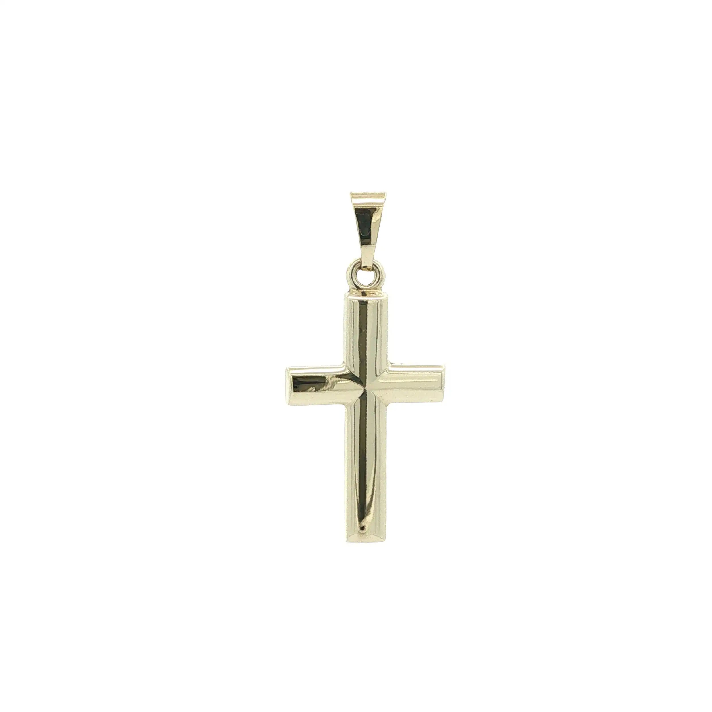 Anhänger Gelbgold Kreuz
