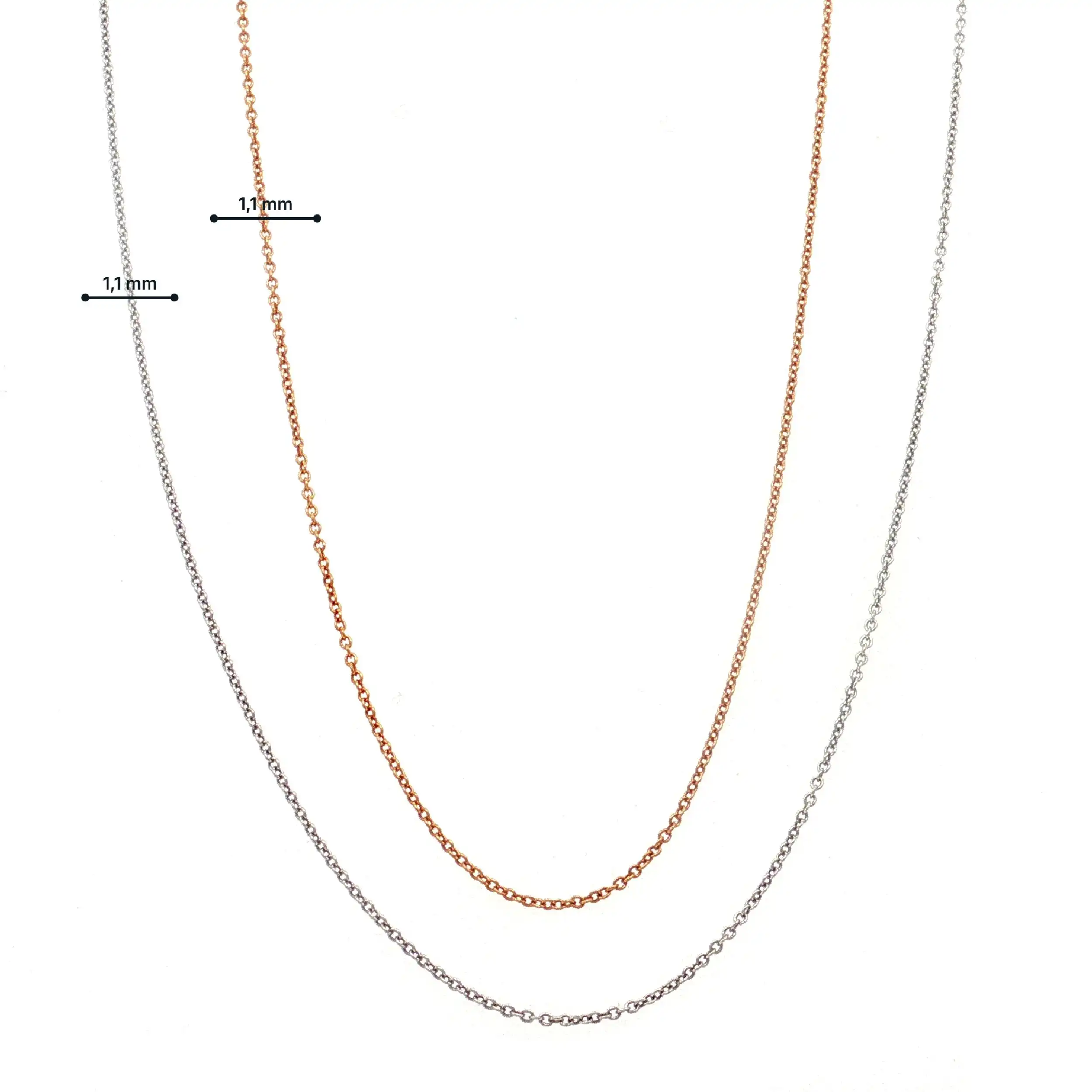 Ankerkette Bicolor 2-reihig
