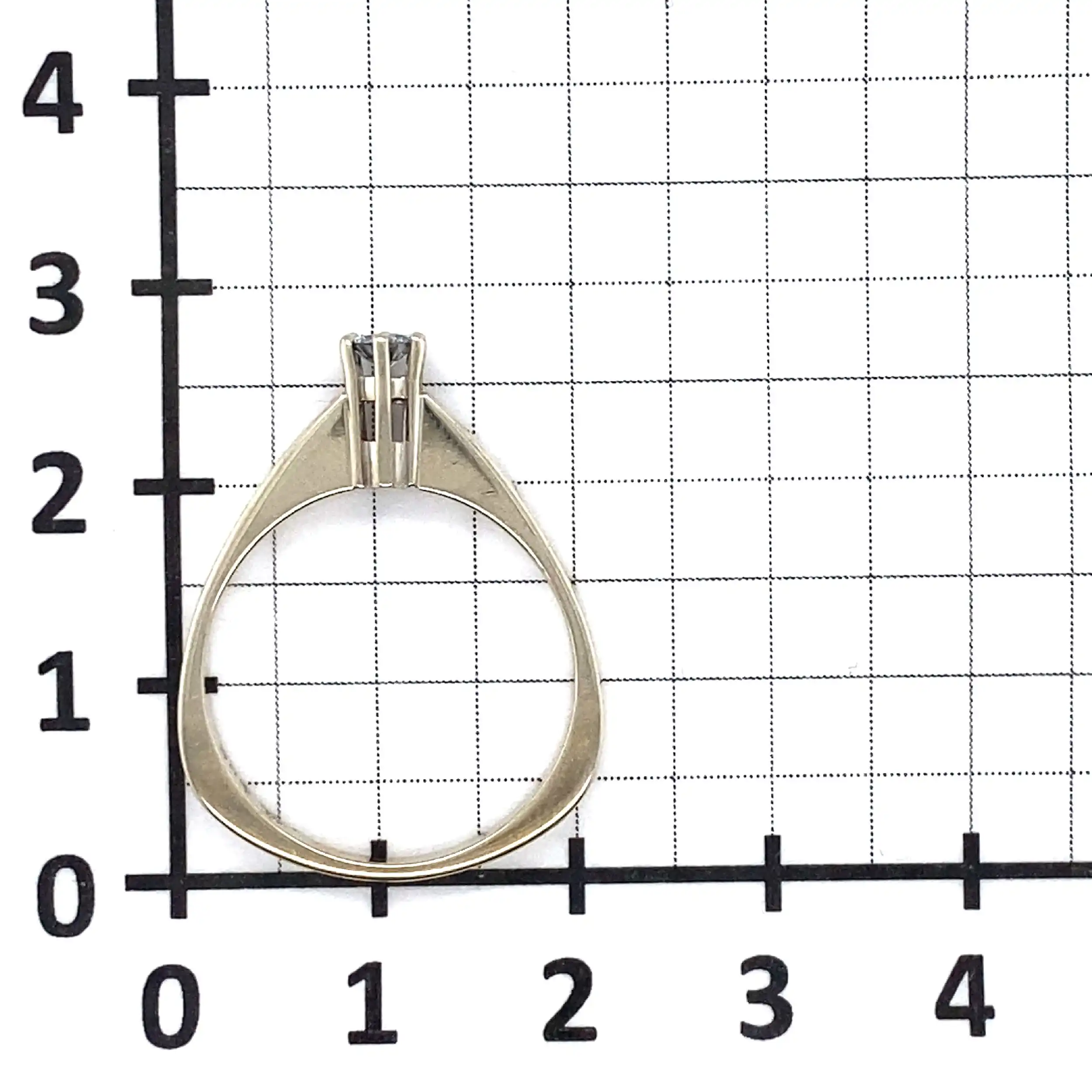 Ring Weißgold mit Solitär Brillant Ring Weißgold mit Solitär Brillant
