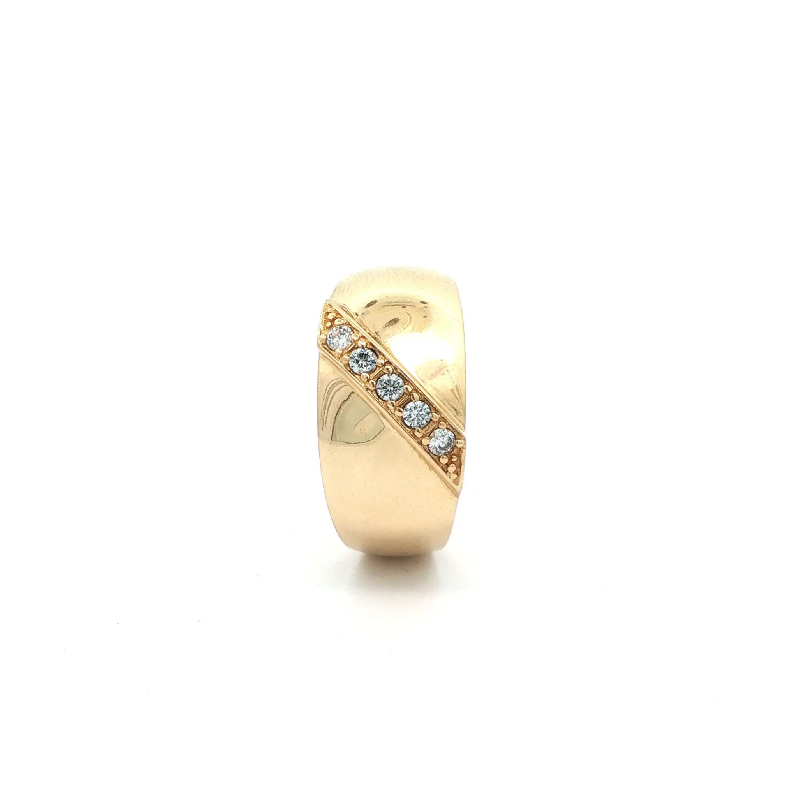 Ring Gelbgold mit Zirkonia Ring Gelbgold mit Zirkonia