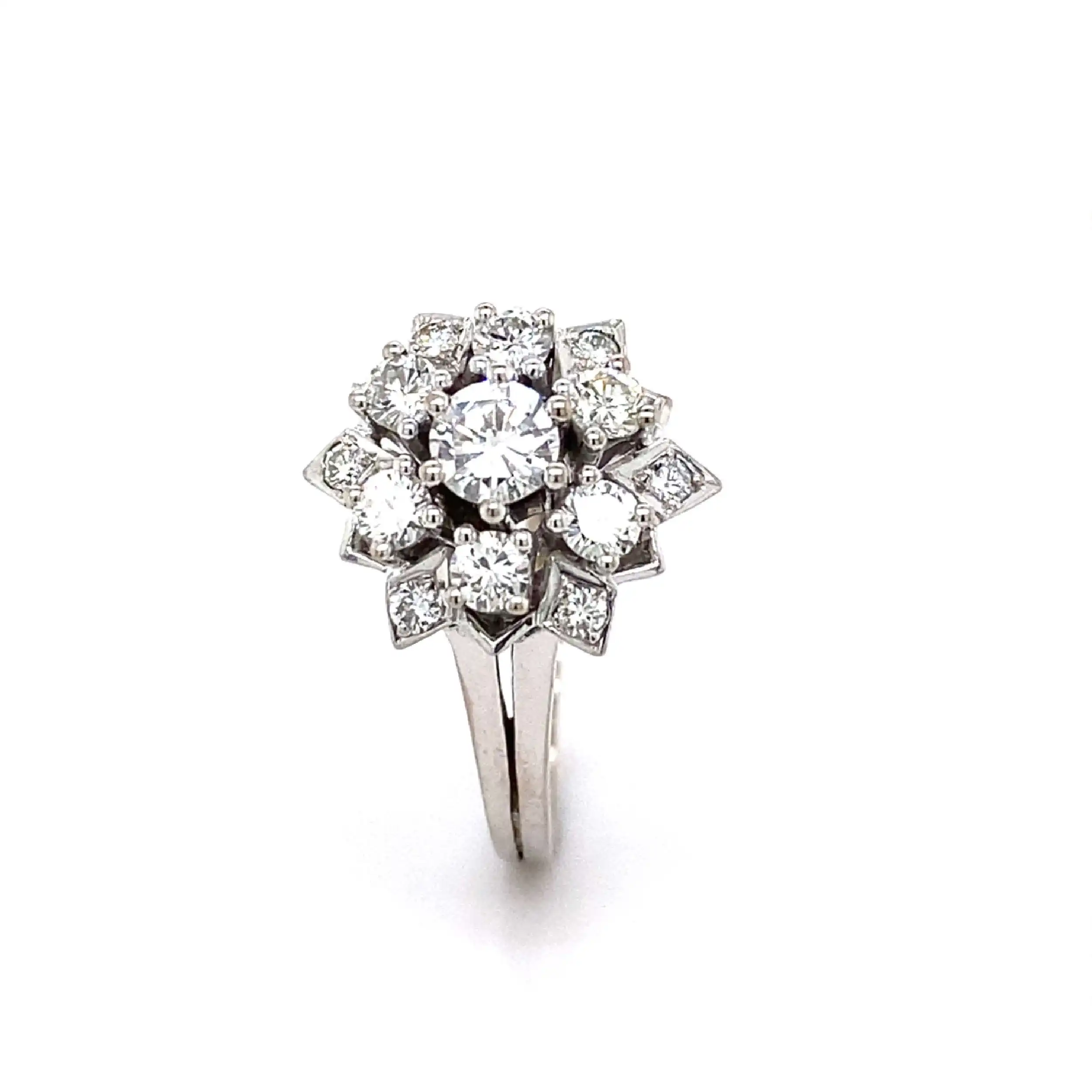 Ring Weißgold mit Brillanten Ring Weißgold mit Brillanten