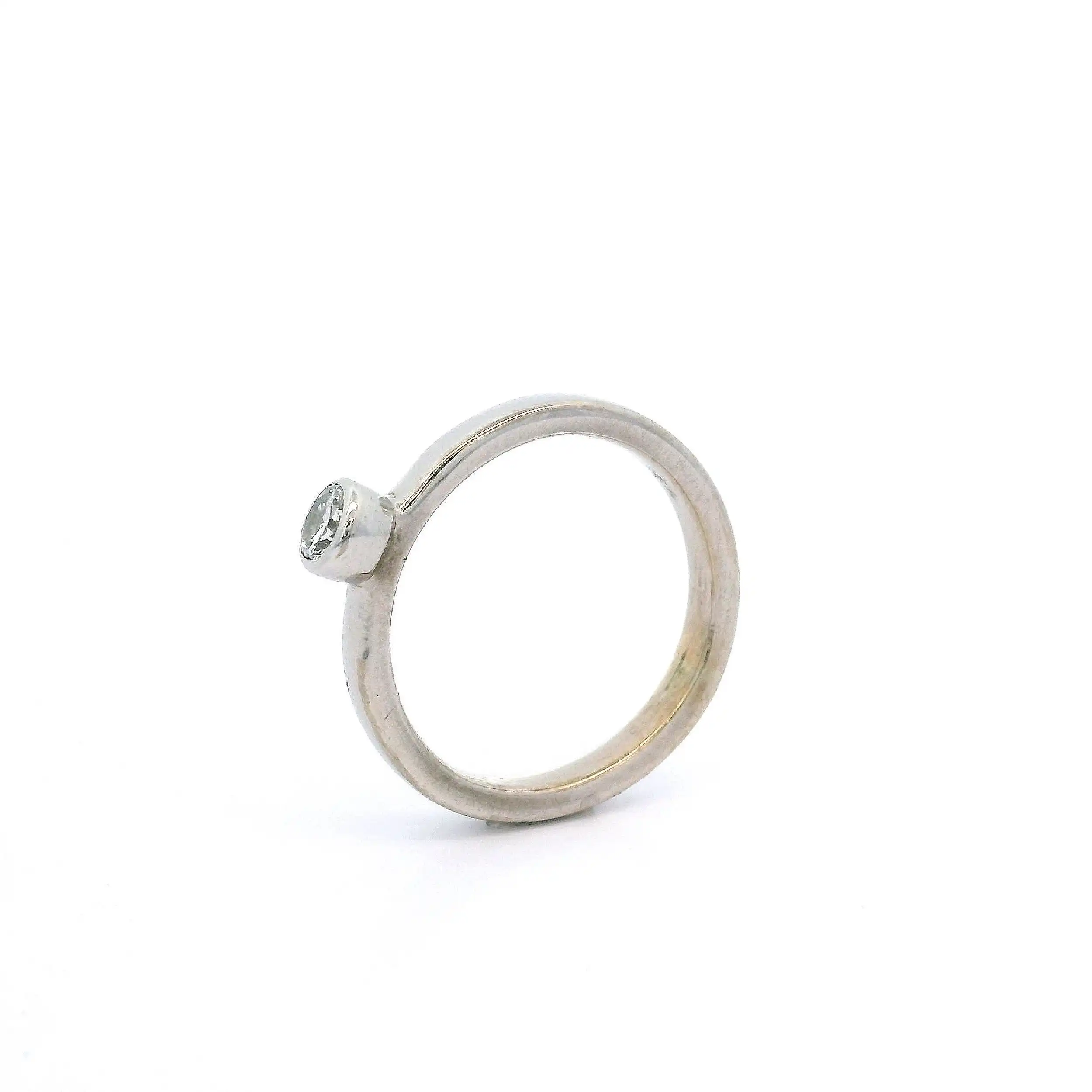 Ring Weißgold mit Brillant