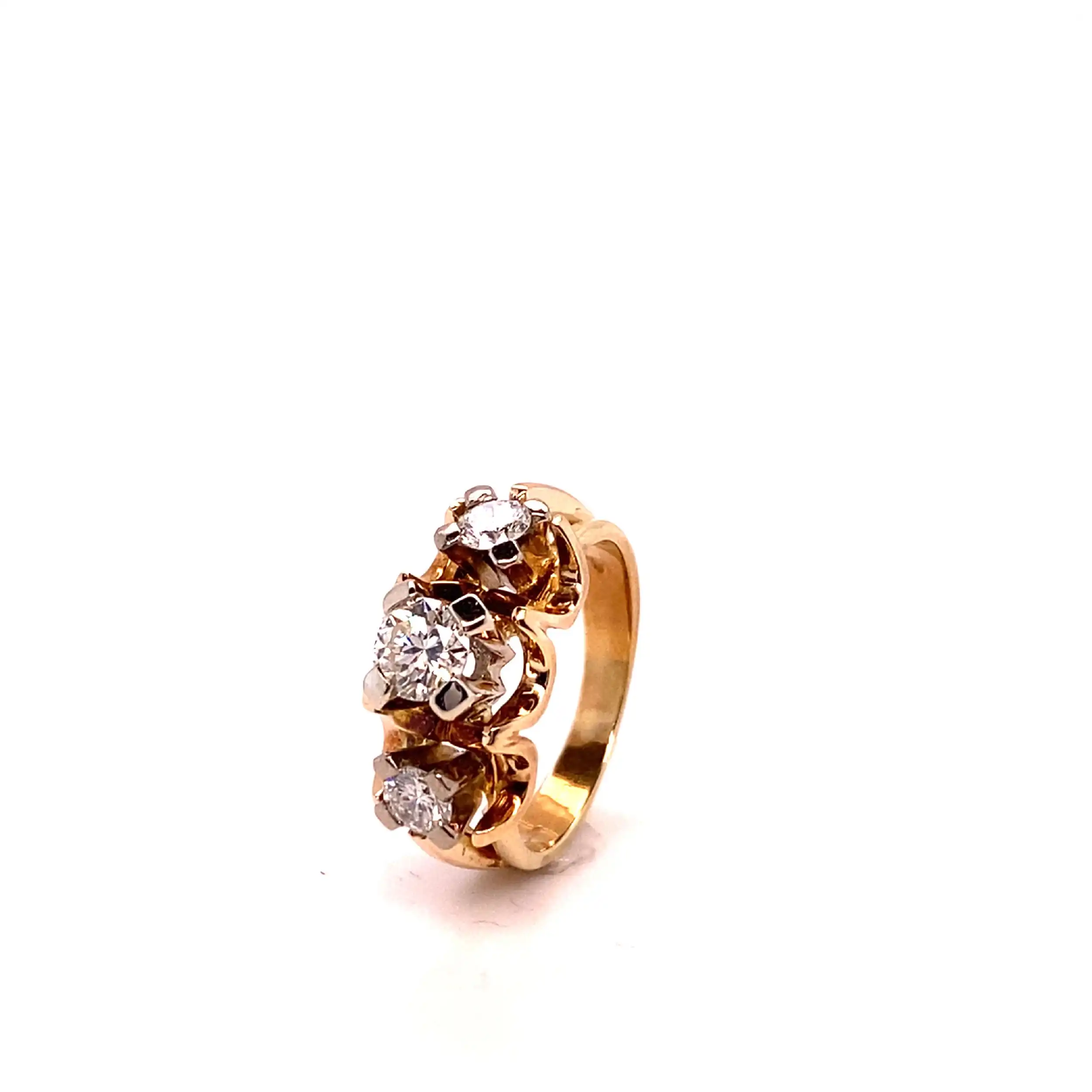 Ring Gelbgold mit Brillanten Ring Gelbgold mit Brillanten