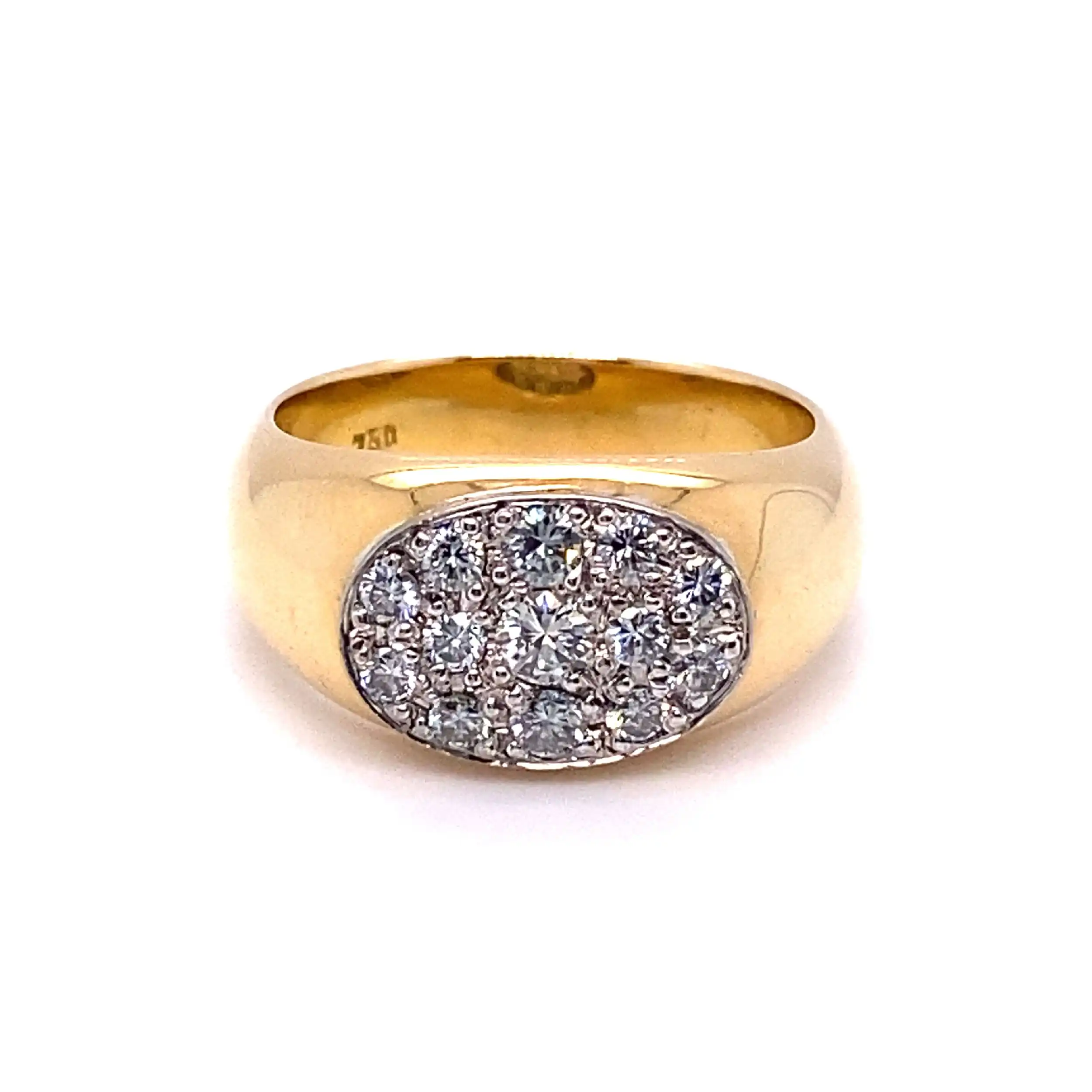 Ring mit Brillanten ca. 0,60 ct. Ring mit Brillanten ca. 0,60 ct.