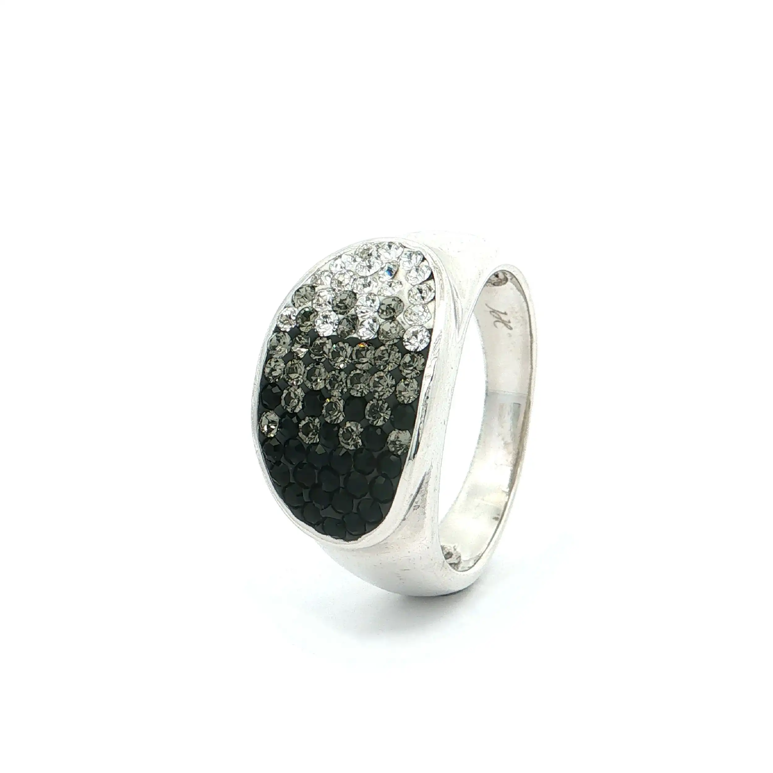 Ring Silber mit Farbsteinen im Verlauf Ring Silber mit Farbsteinen im Verlauf
