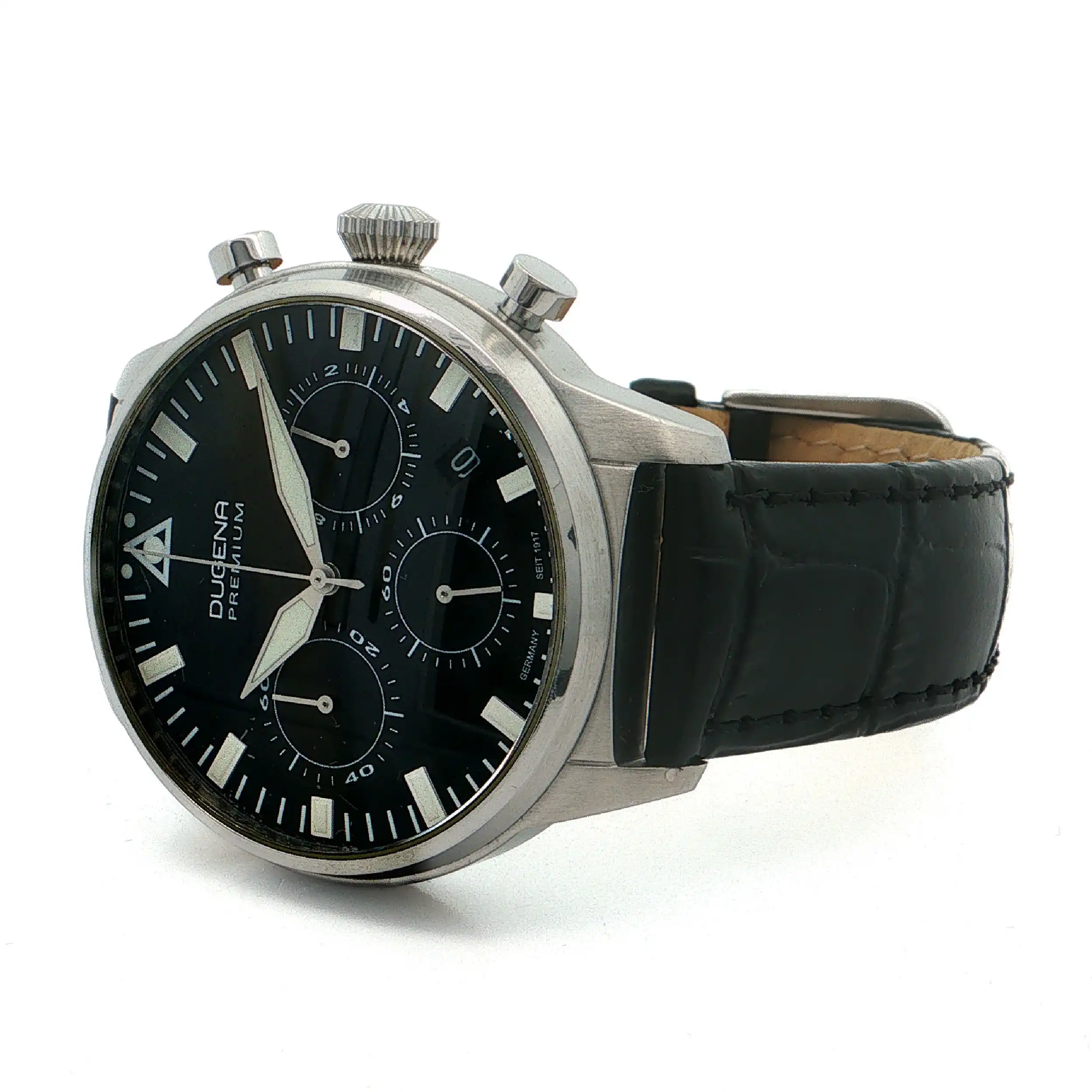 Herrenuhr Dugena Cockpit Chrono 43mm Ref. 7000179