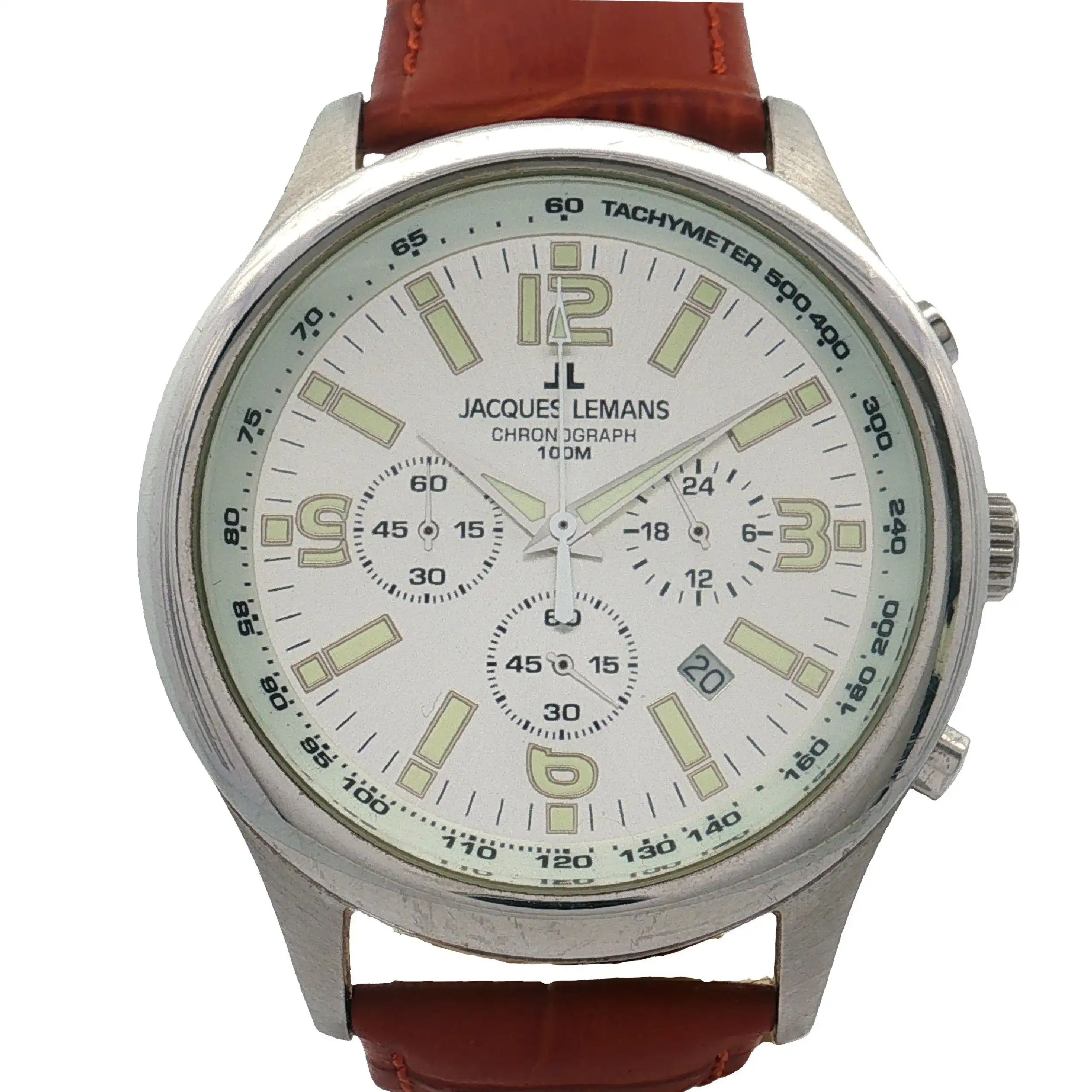 Herrenuhr Jaques Lemans Quarzuhr vermackt