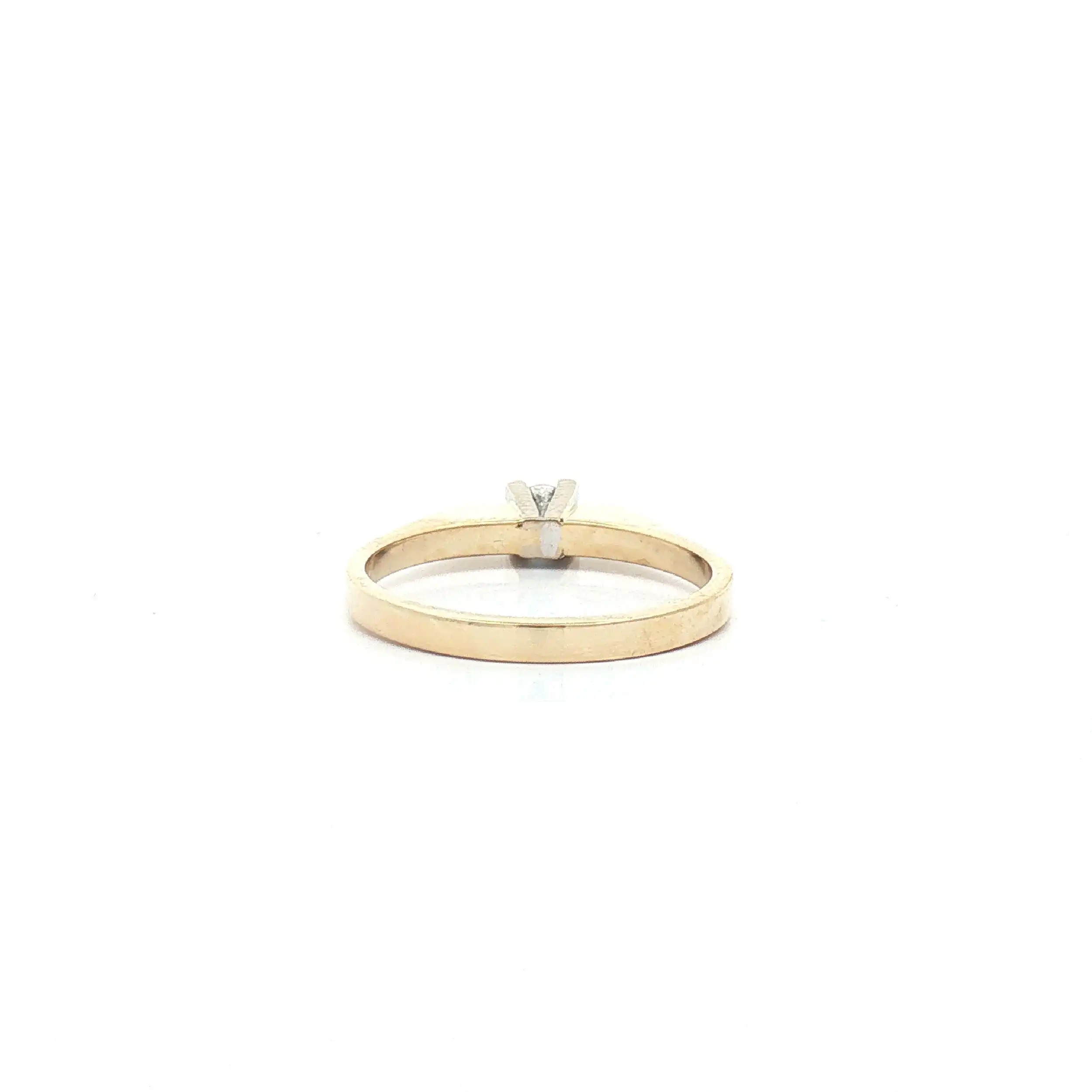 Ring Bicolor mit Brillant Ring Bicolor mit Brillant