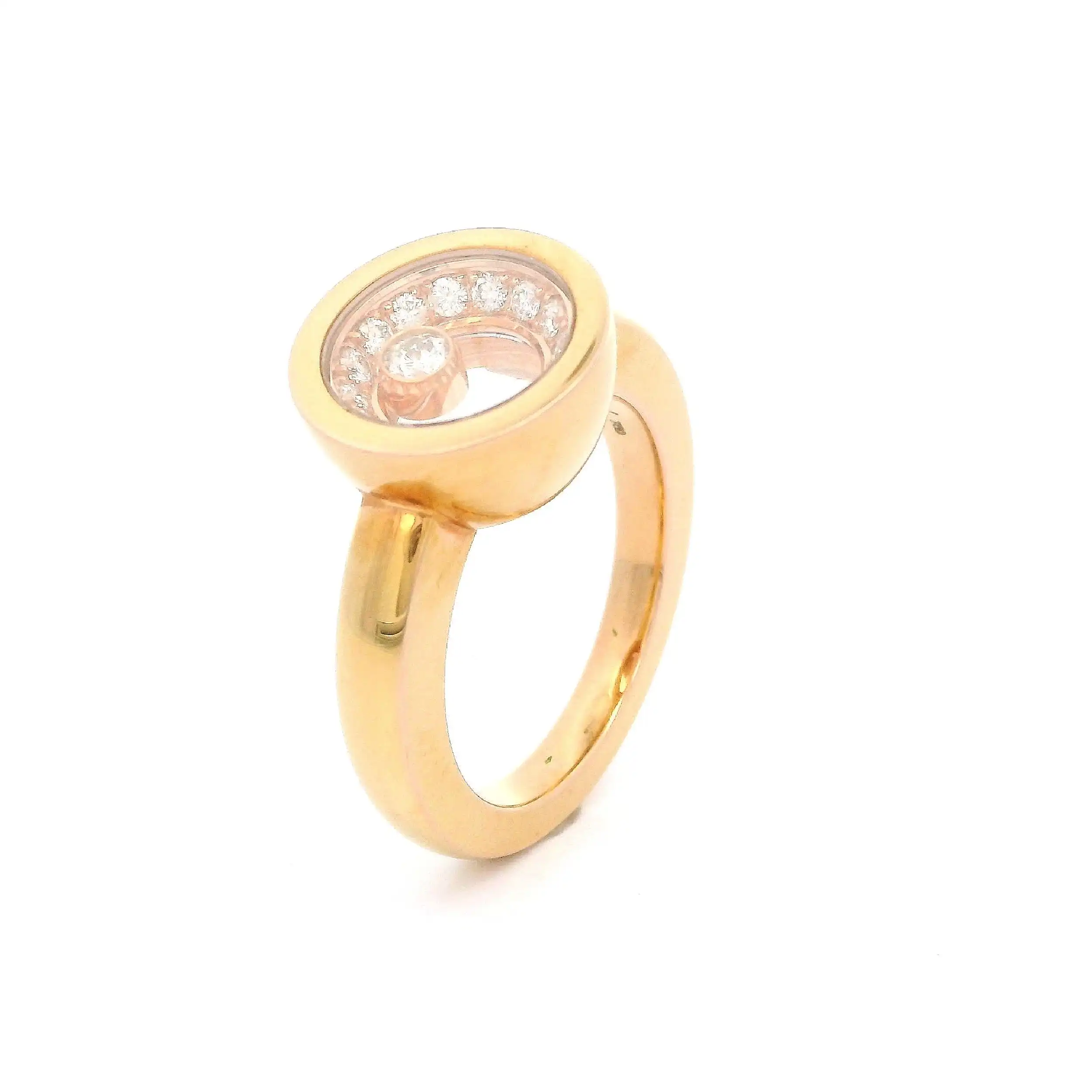 Ring Gelbgold Chopard Happy Diamonds mit Box und Papieren Ring Gelbgold Chopard Happy Diamonds mit Box und Papieren