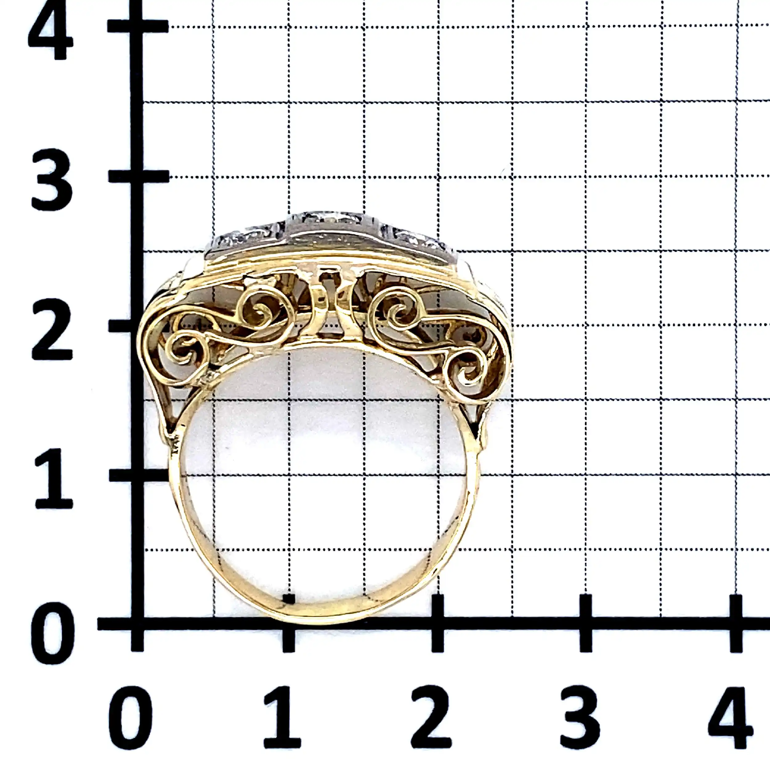 Ring Gelbgold mit Brillanten Ring Gelbgold mit Brillanten