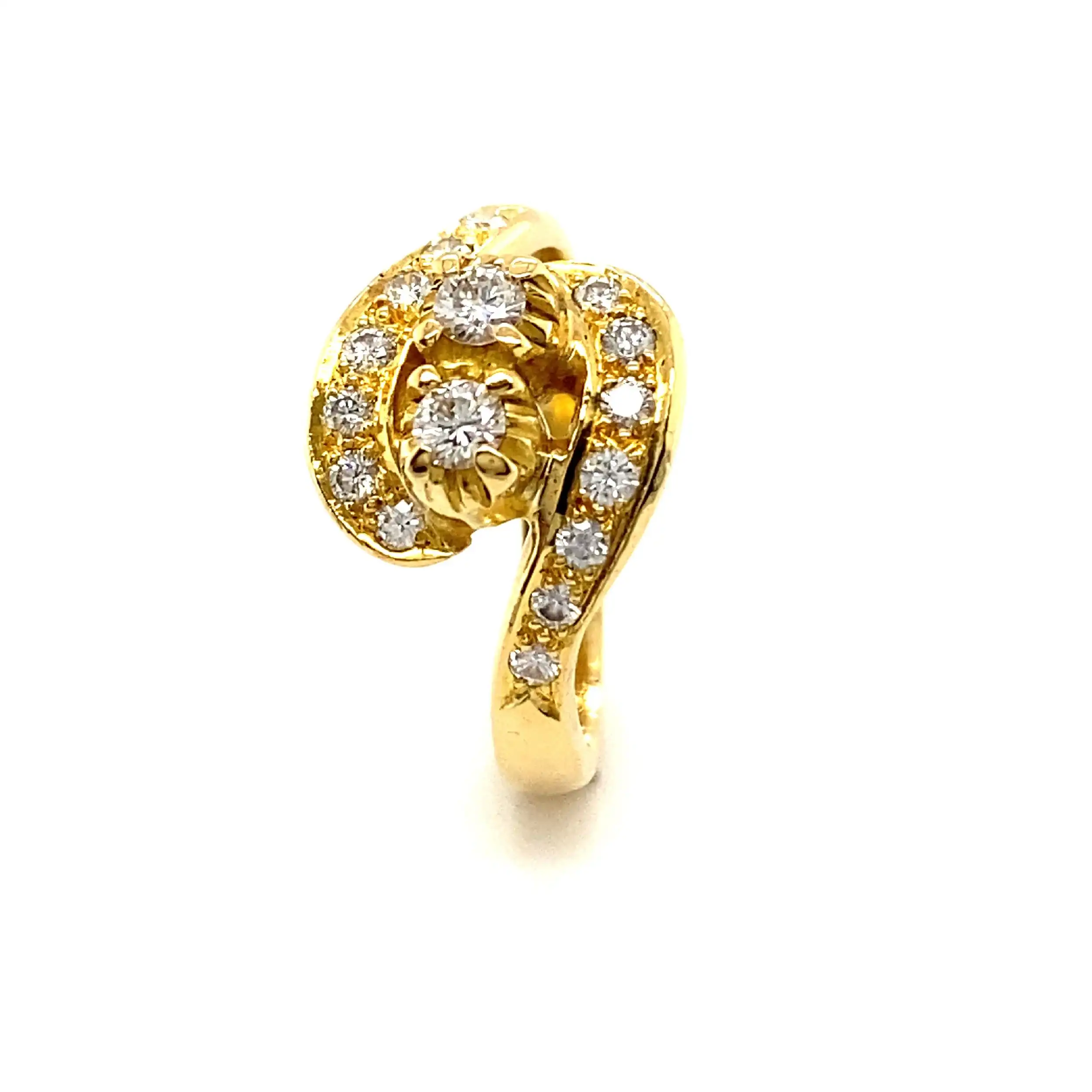 Ring Gelbgold mit Brillanten Ring Gelbgold mit Brillanten