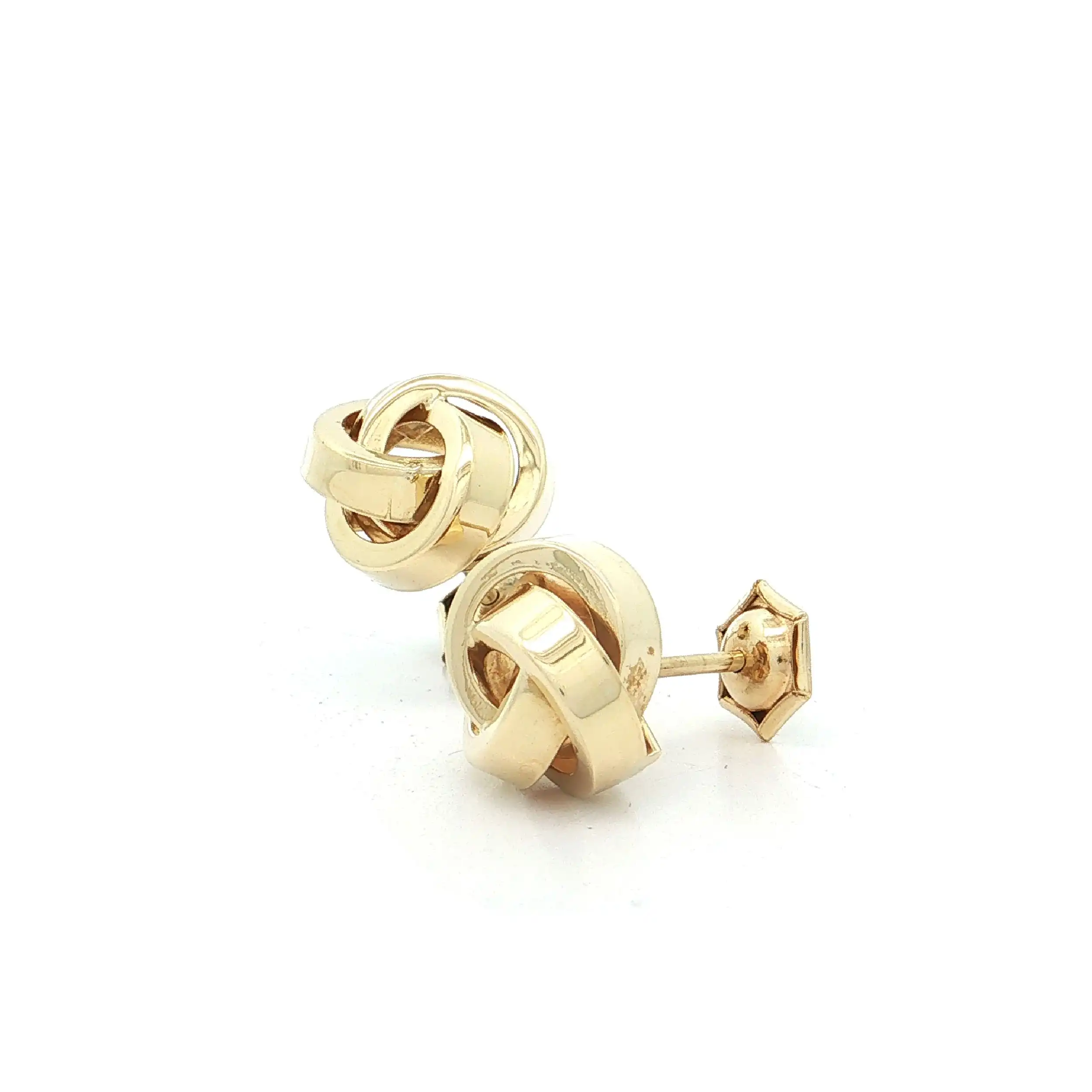Ohrstecker Gelbgold "Knoten"