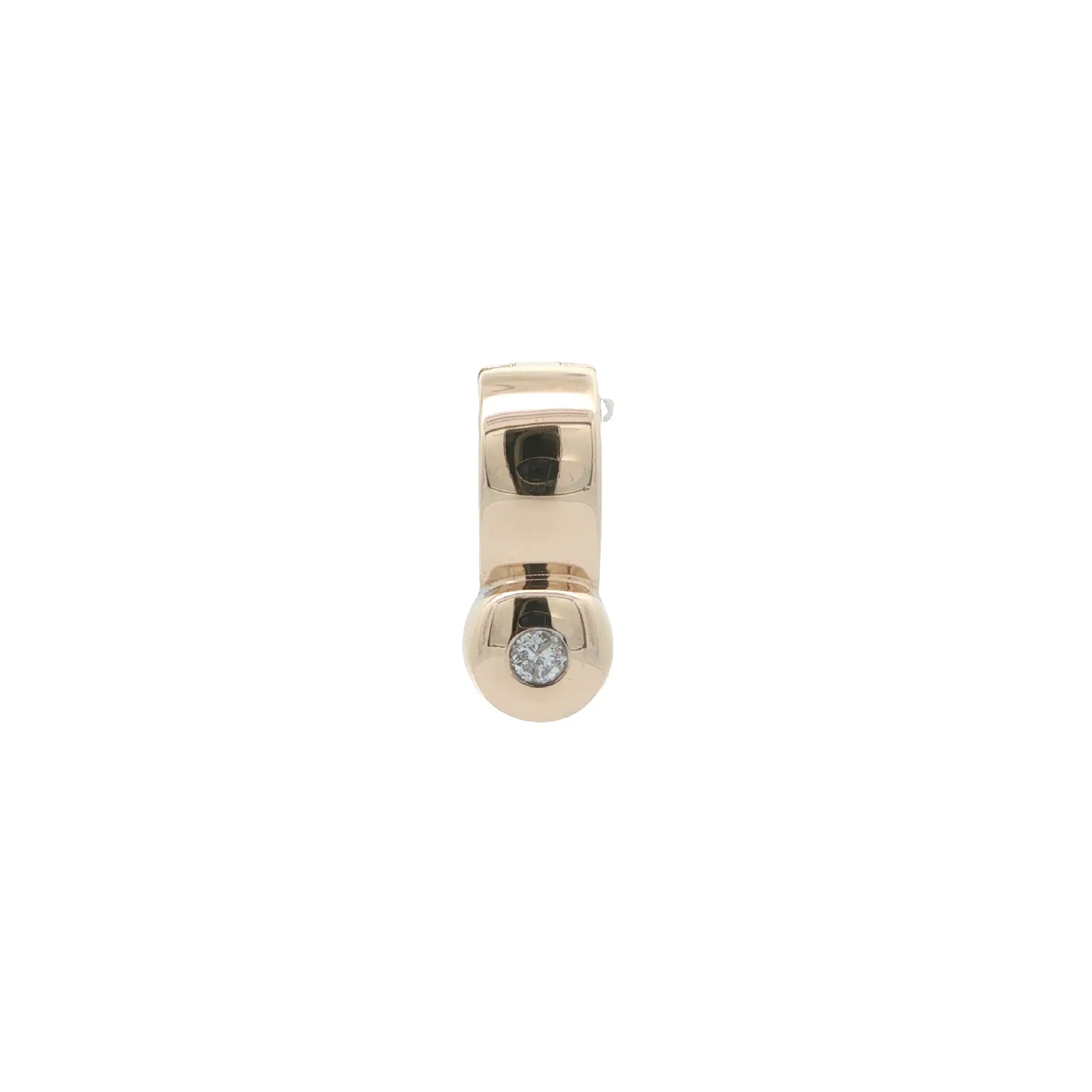 Anhänger/ Clip Gelbgold mit Brillant