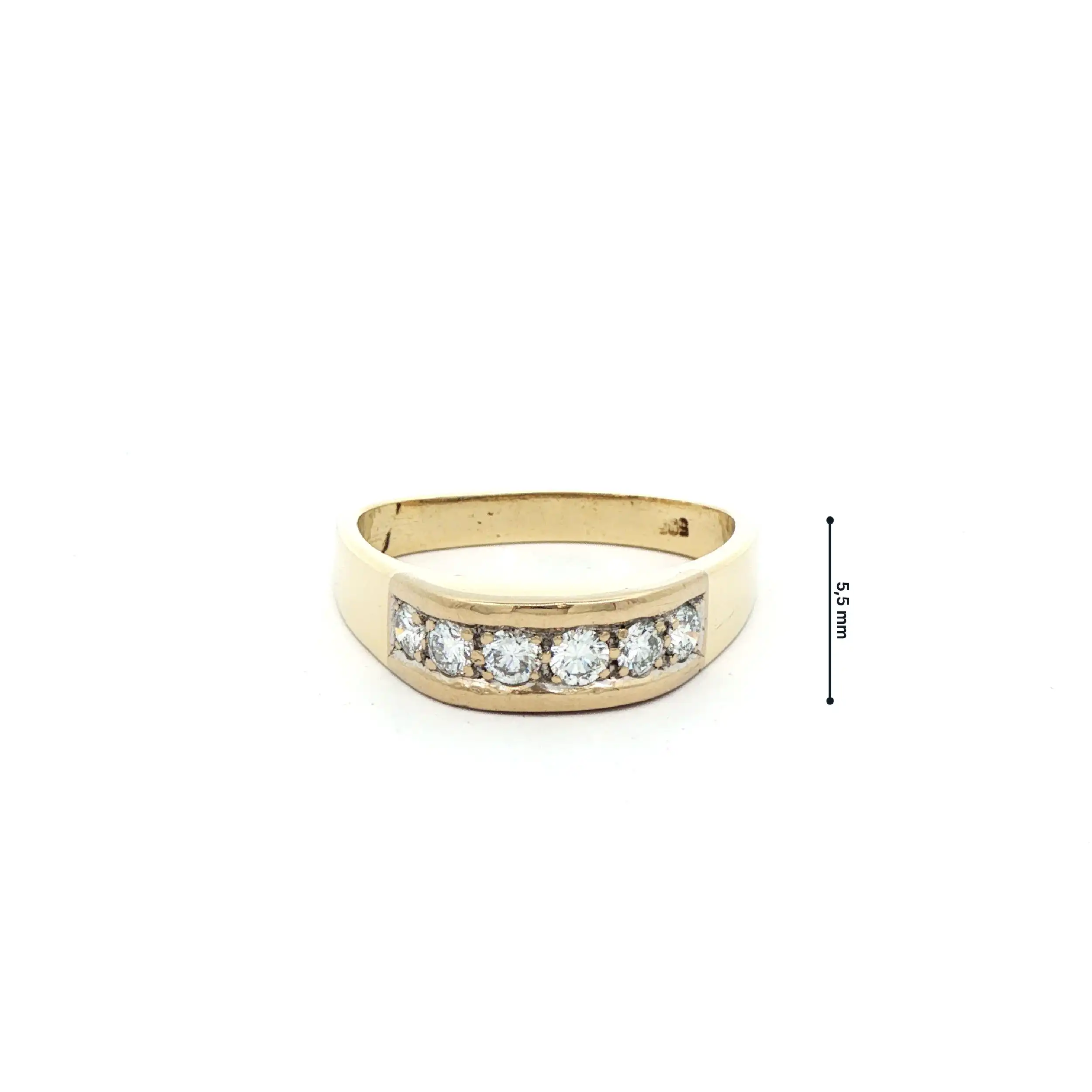 Ring Gelbgold mit Brillanten