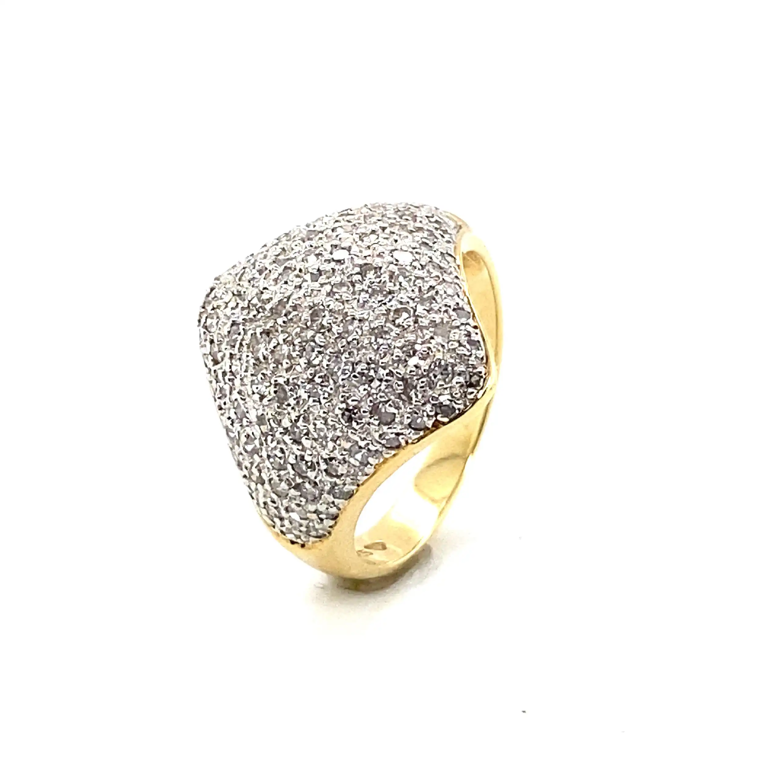 Ring bicolor mit Diamanten Ring bicolor mit Diamanten
