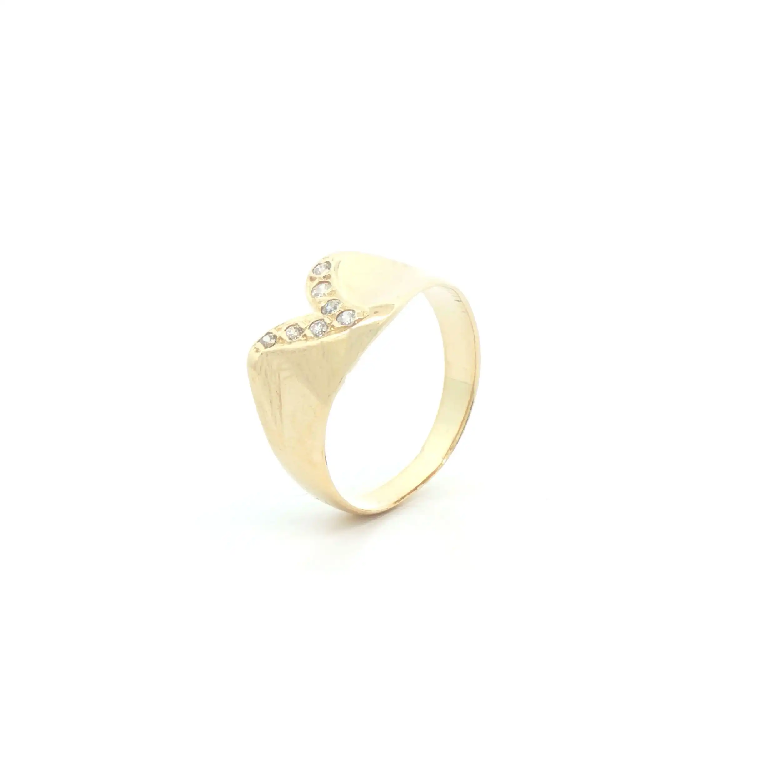 Ring Gelbgold mit Zirkonia Ring Gelbgold mit Zirkonia