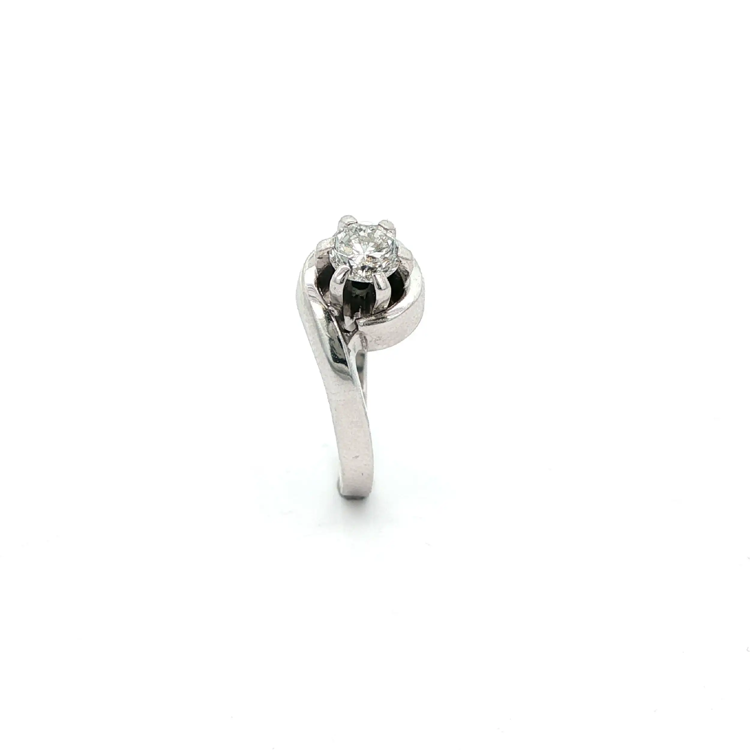 Ring Weißgold mit Brillant Solitär Ring Weißgold mit Brillant Solitär