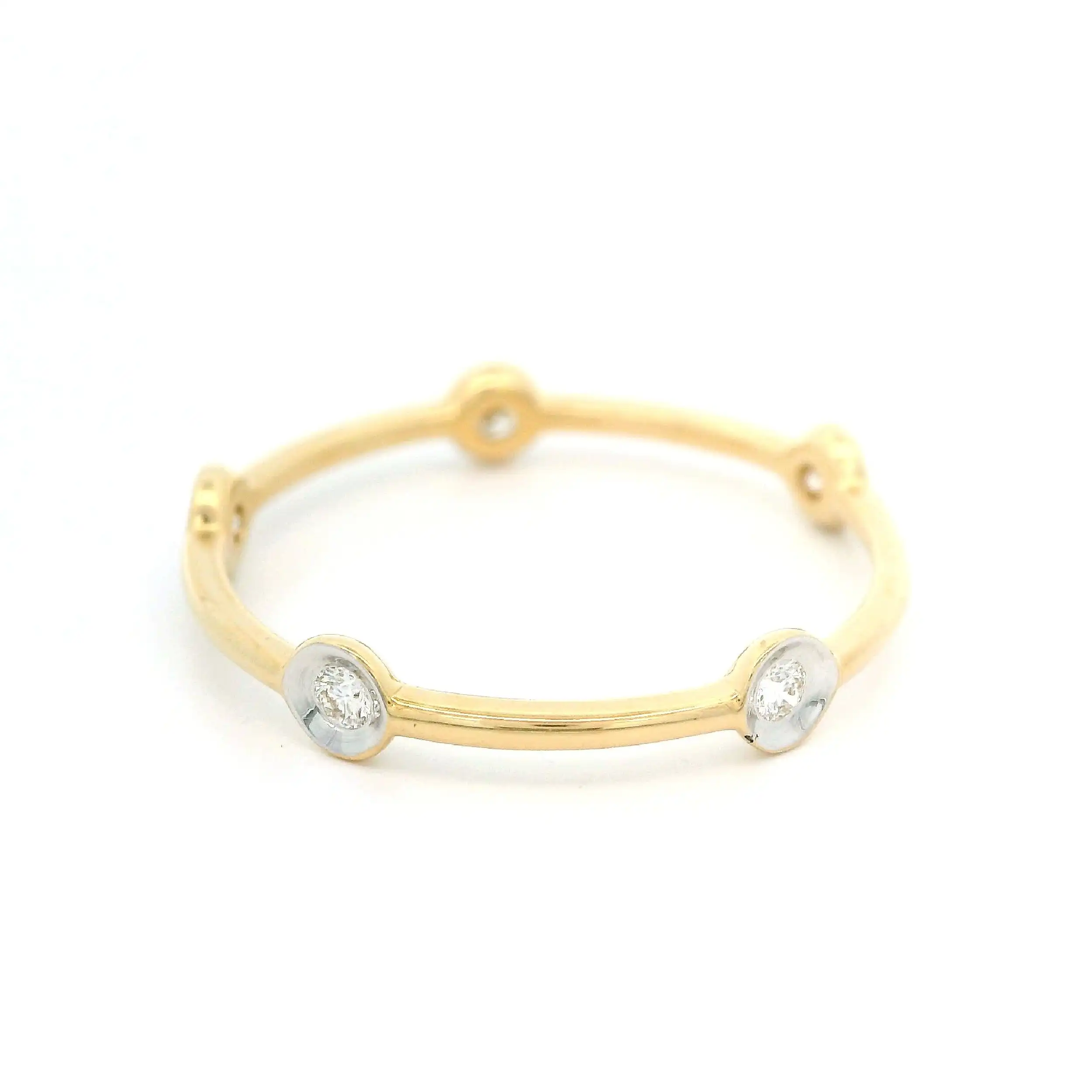 Ring Bicolor mit Brillanten