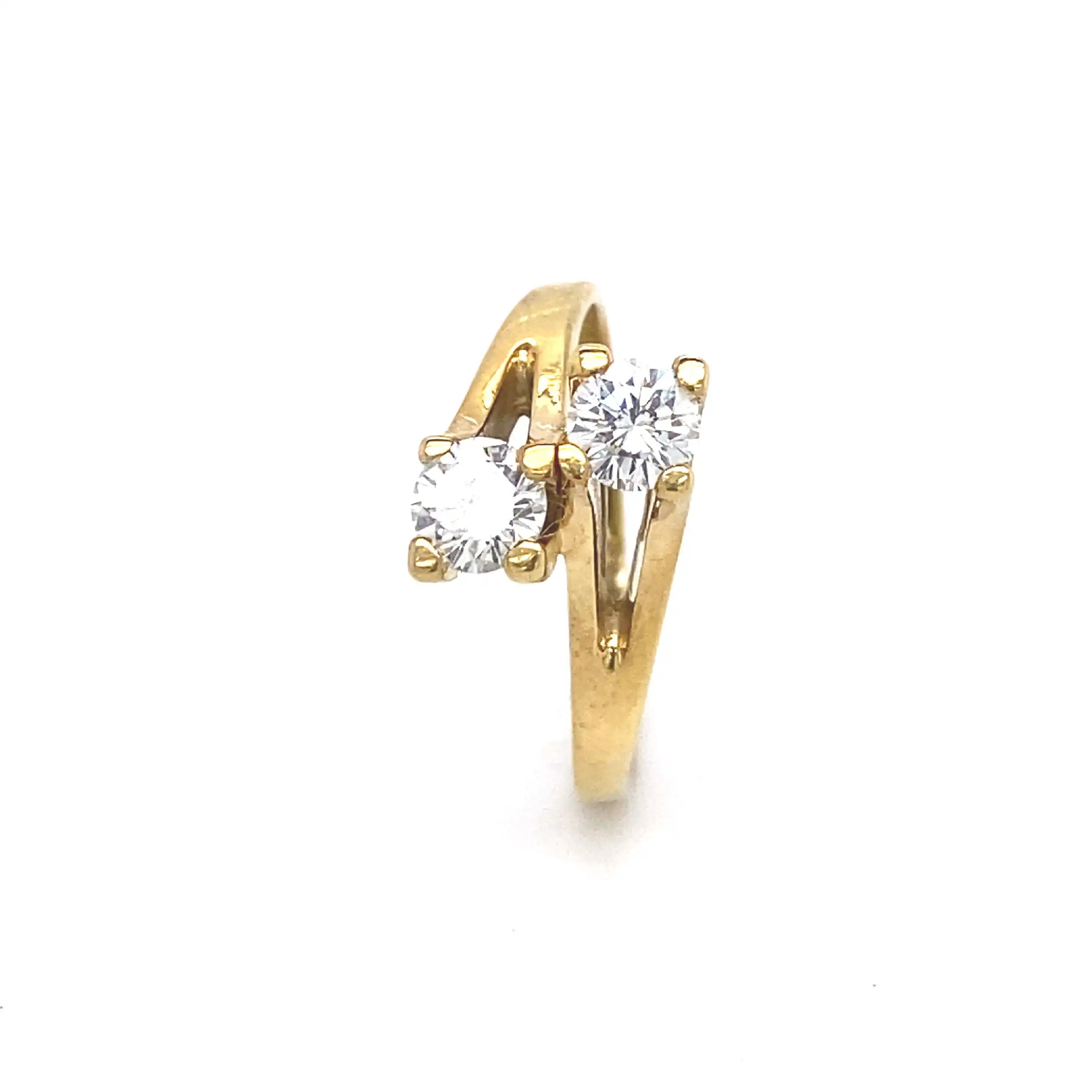 Ring Gelbgold mit Brillanten Ring Gelbgold mit Brillanten