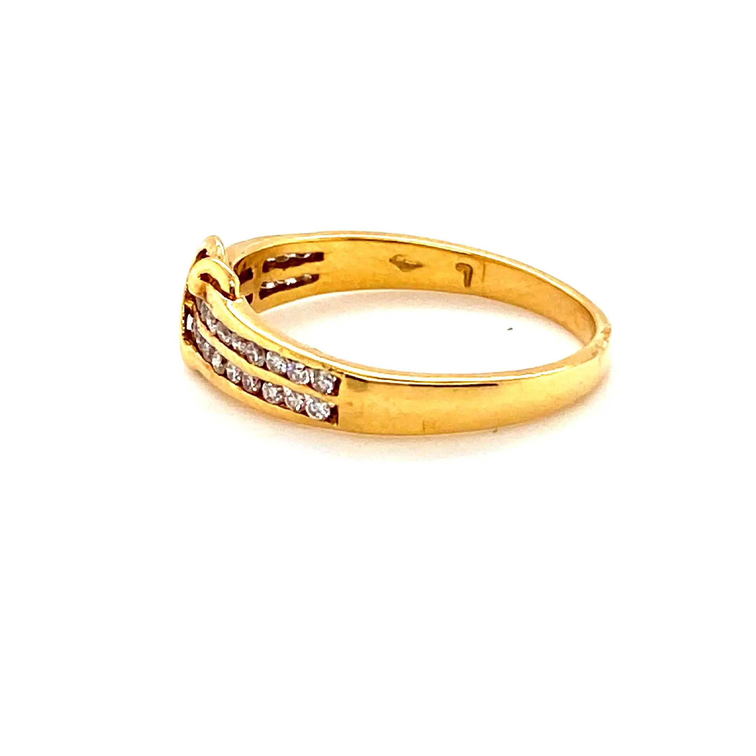 Ring Gelbgold mit Brillanten Ring Gelbgold mit Brillanten